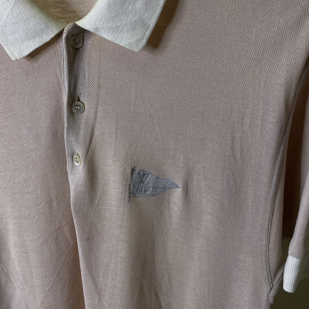 Vintage Vintage 1990s Louis Vuitton Cup Sailing Competition Polo Tee Size US M / EU 48-50 / 2 - 3 Thumbnail