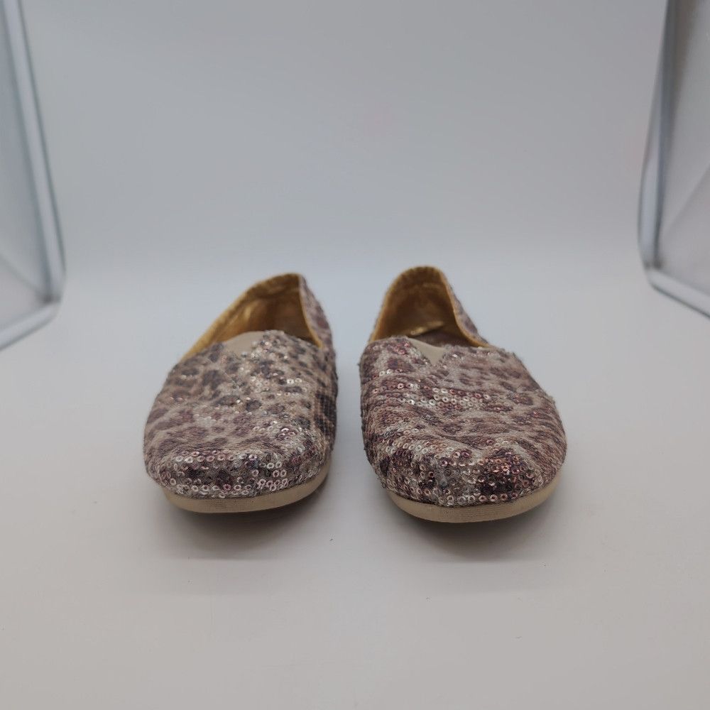 Toms Tom's Sequins Leopard Loafers Sz 8.5 Size US 8.5 / IT 38.5 - 2 Thumbnail