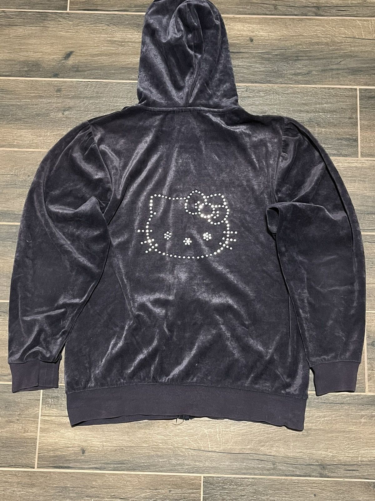 Japanese Brand × Vintage Hello Kitty Zip Hoodie Vintage Size M / US 6-8 / IT 42-44 - 5 Thumbnail