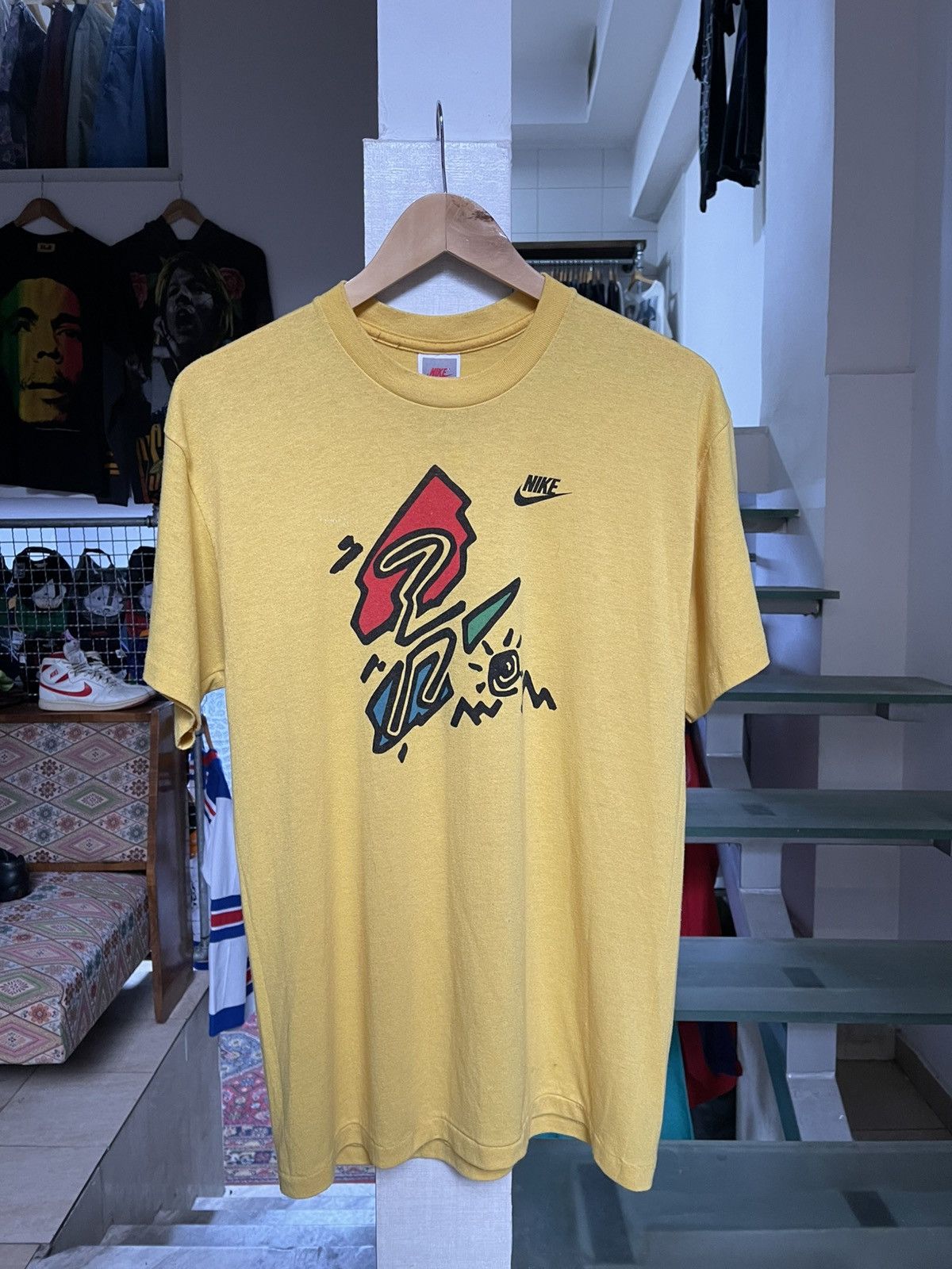 Vintage Vintage Nike Run Really Really Fast t shirt 80s Size US XL / EU 56 / 4 - 1 Thumbnail
