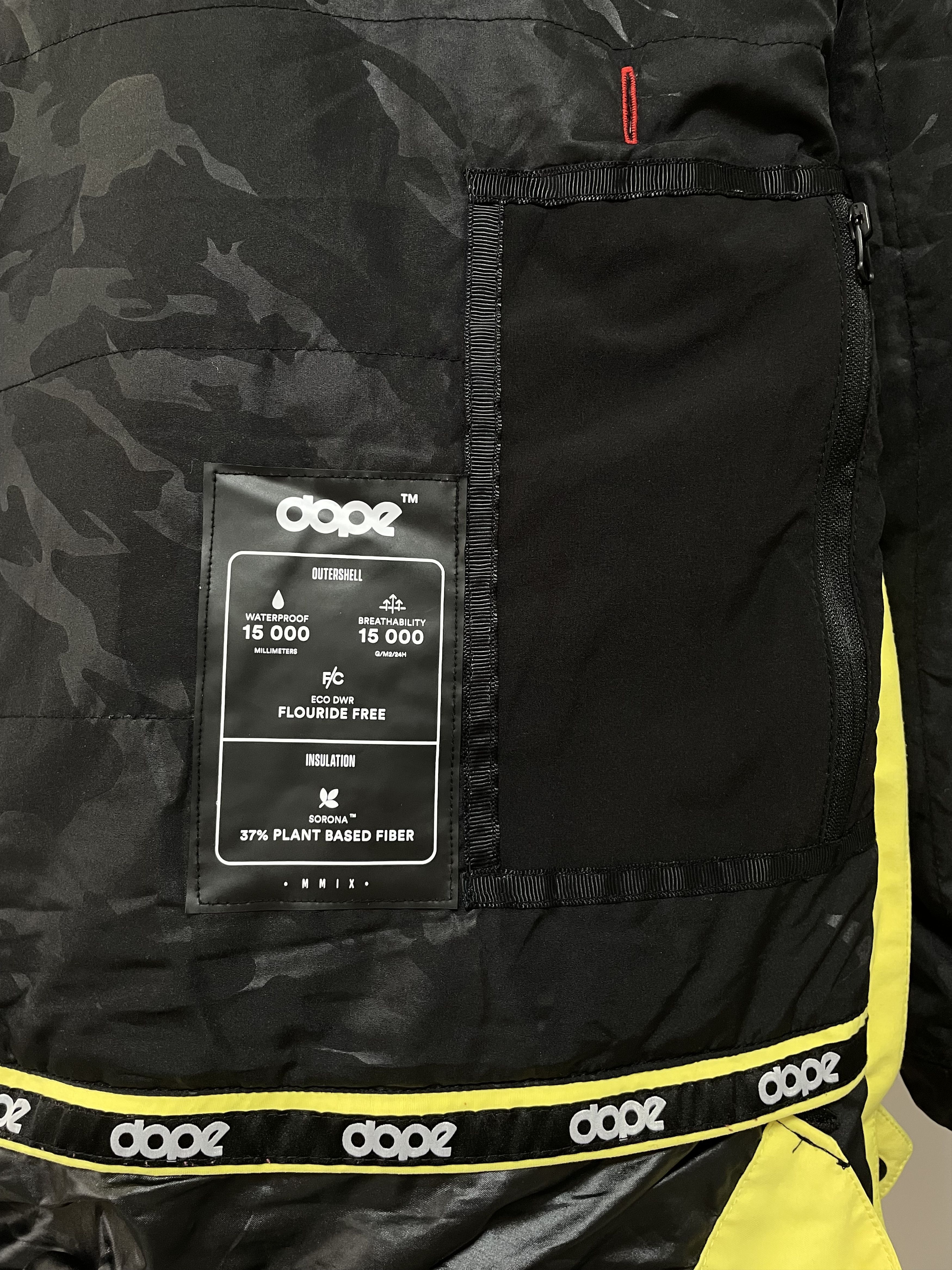 Other DOPE Snow Annok 15k Jacket Snowboard Ski Anorak Akin Montec Size XS / US 0-2 / IT 36-38 - 16 Thumbnail