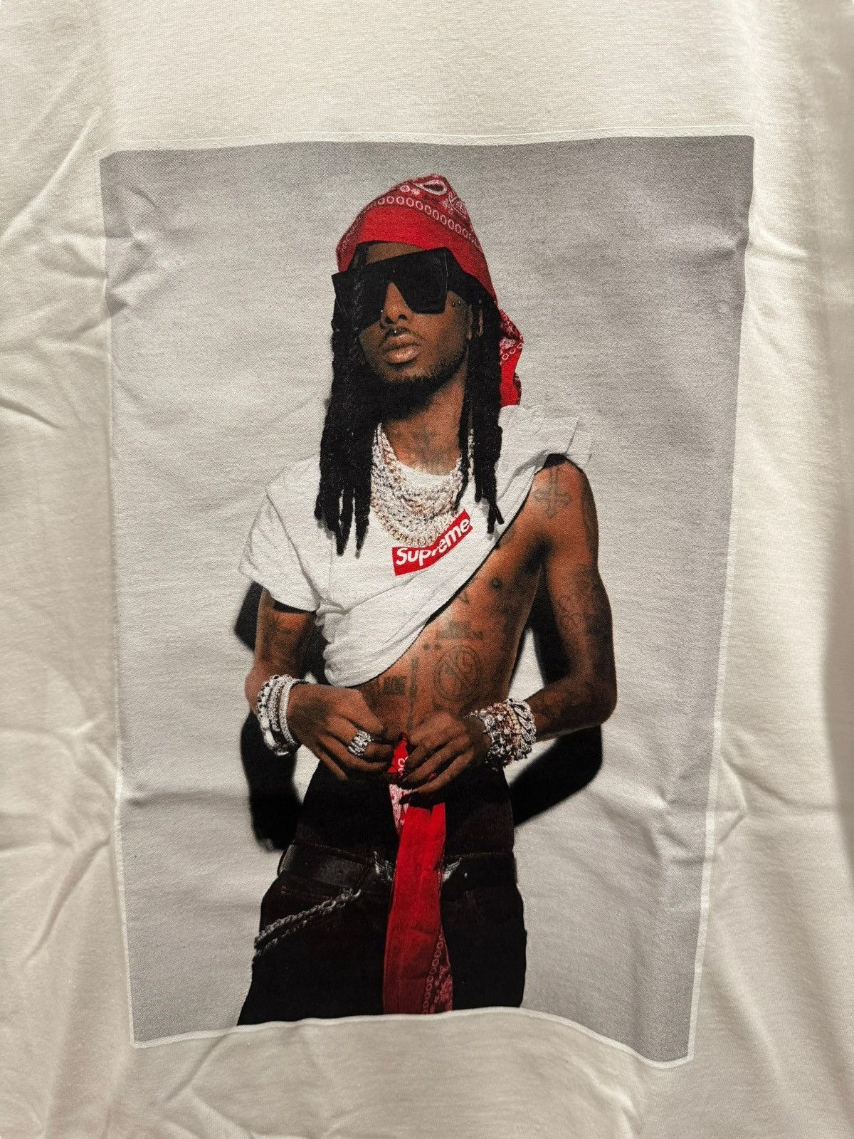 Supreme Supreme Playboi Carti Photo Tee White Size US S / EU 44-46 / 1 - 2 Thumbnail