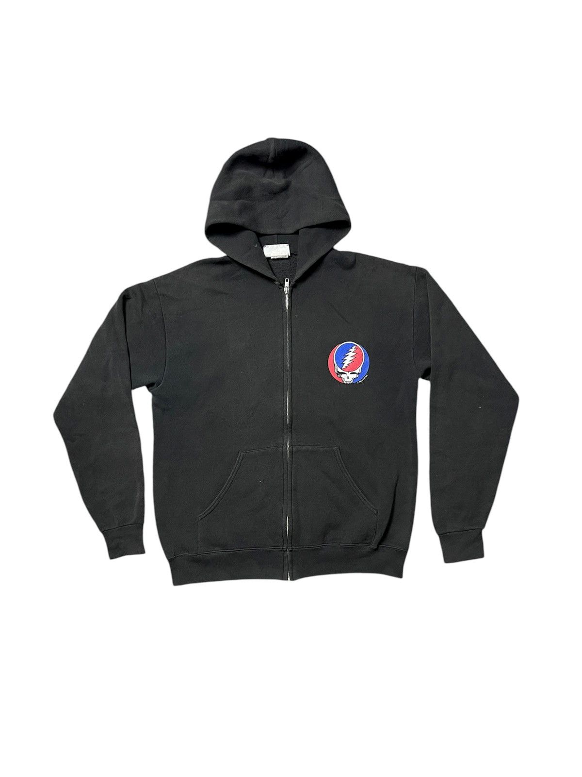 Band Tees VINTAGE 1996 GRATEFUL DEAD TOUR STATS ZIPPER HOODED RARE Size US M / EU 48-50 / 2 - 1 Thumbnail