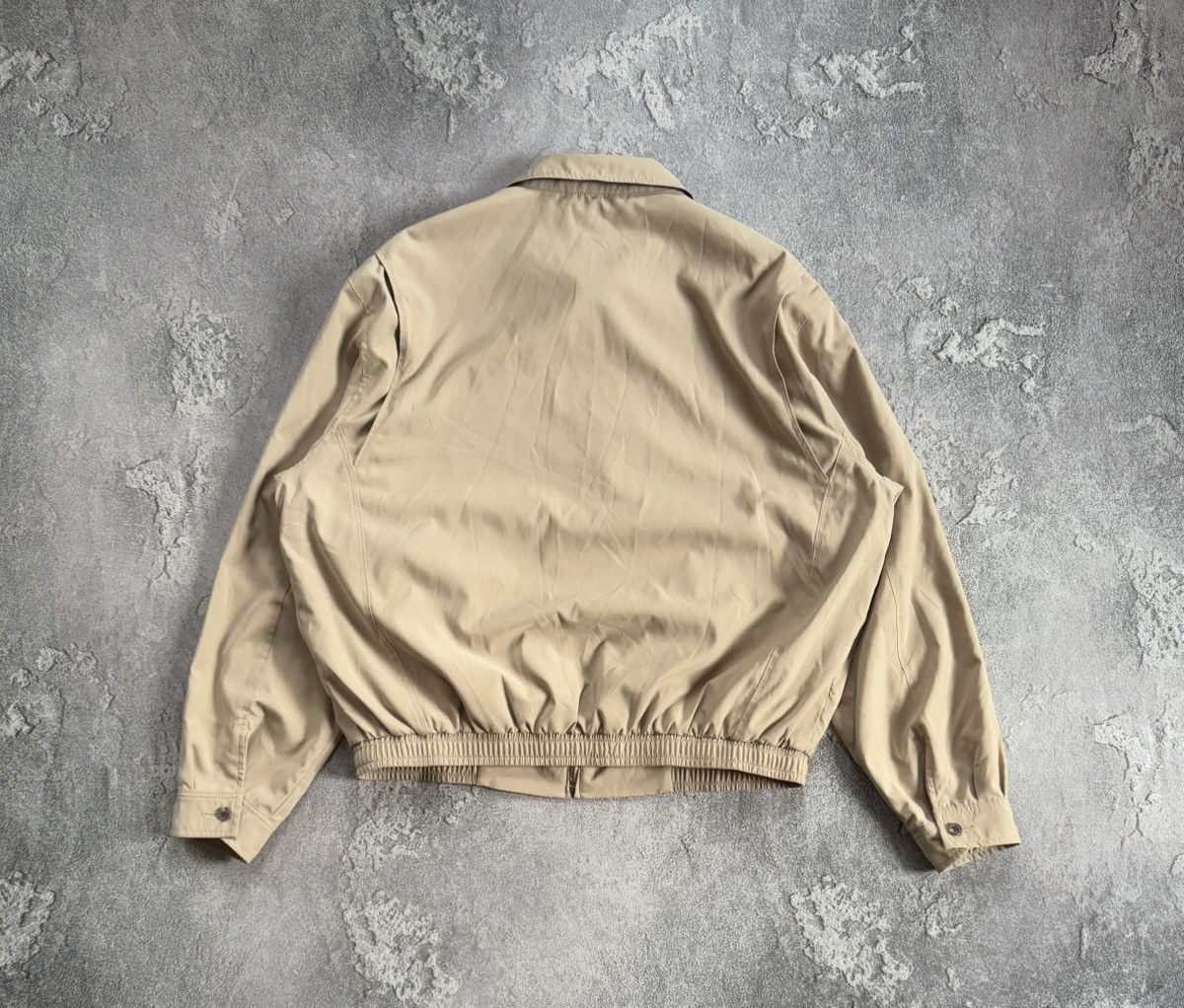 Polo Ralph Lauren × Vintage Polo Ralph Lauren XL beige zip bomber jacket collared 90s Size US XL / EU 56 / 4 - 15 Thumbnail