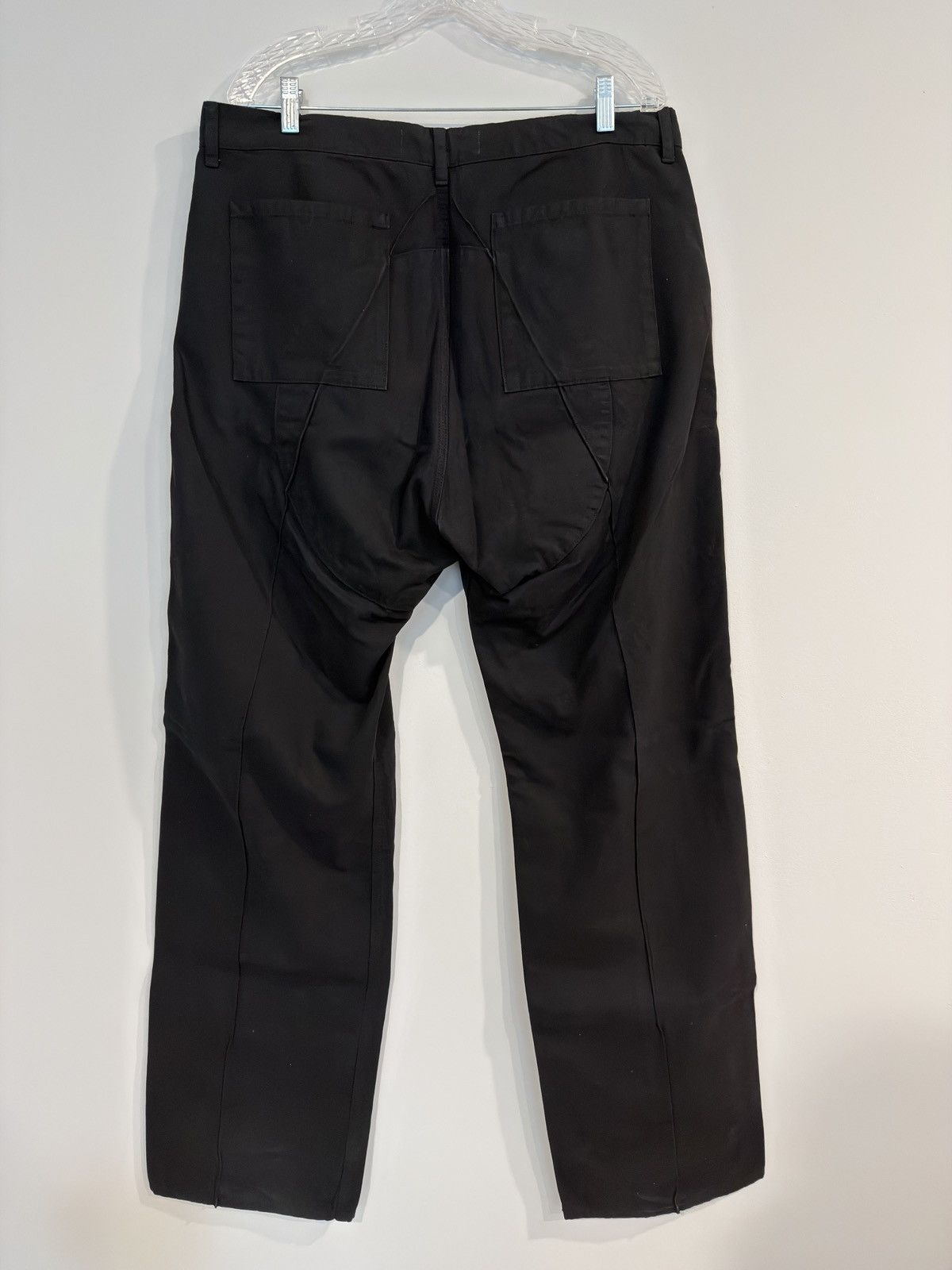 Reese Cooper SS21 Black Darted Pants Size US 36 / EU 52 - 2 Thumbnail