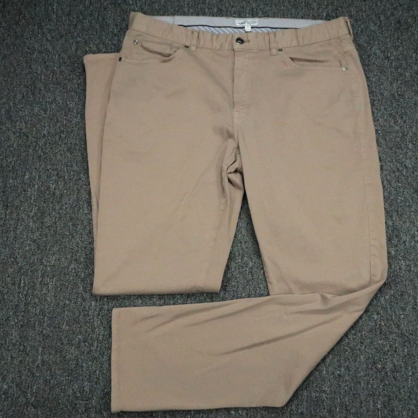 Peter Millar VINTAGE Peter Millar Pants Mens 38x33 Beige Chino 5 Pocket Ultimate Sateen Trouser Size US 38 / EU 54 - 2 Thumbnail
