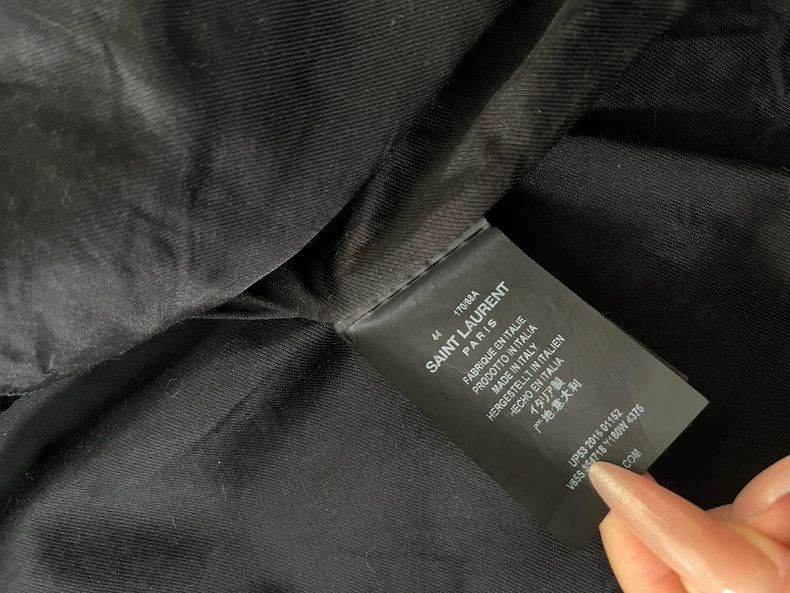 Saint Laurent Paris Saint Laurent Paris Haze blue baseball jacket-2506 Size US S / EU 44-46 / 1 - 2 Thumbnail