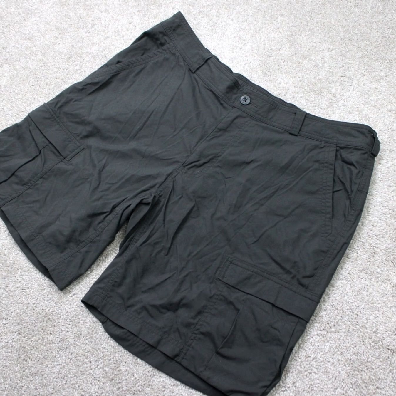 Vintage REI Co-op Shorts Mens 40 Gray Sahara 9" Cargo Nylon Water-Repellent Cargo Pockets Outdoor Summer Casual Mens Size US 40 / EU 56 - 2 Thumbnail