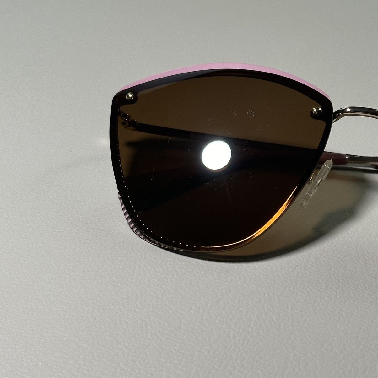 Balmain Balmain BL2530 03 Cat Eye Pink / Gold Frame Sunglasses Size ONE SIZE - 7 Thumbnail