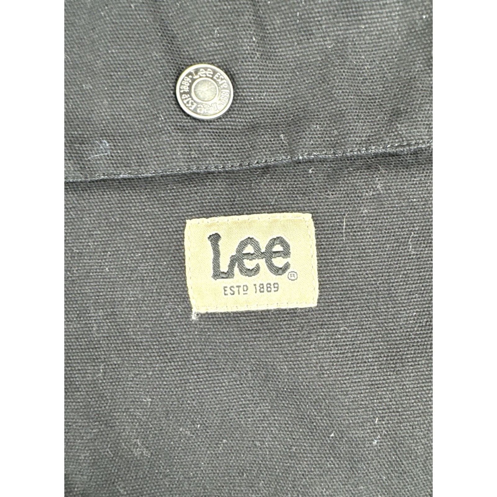 Lee Lee XXL Black Canvas Sherpa Lined Work Jacket Chore Coat NWT Mens Size US XXL / EU 58 / 5 - 6 Thumbnail
