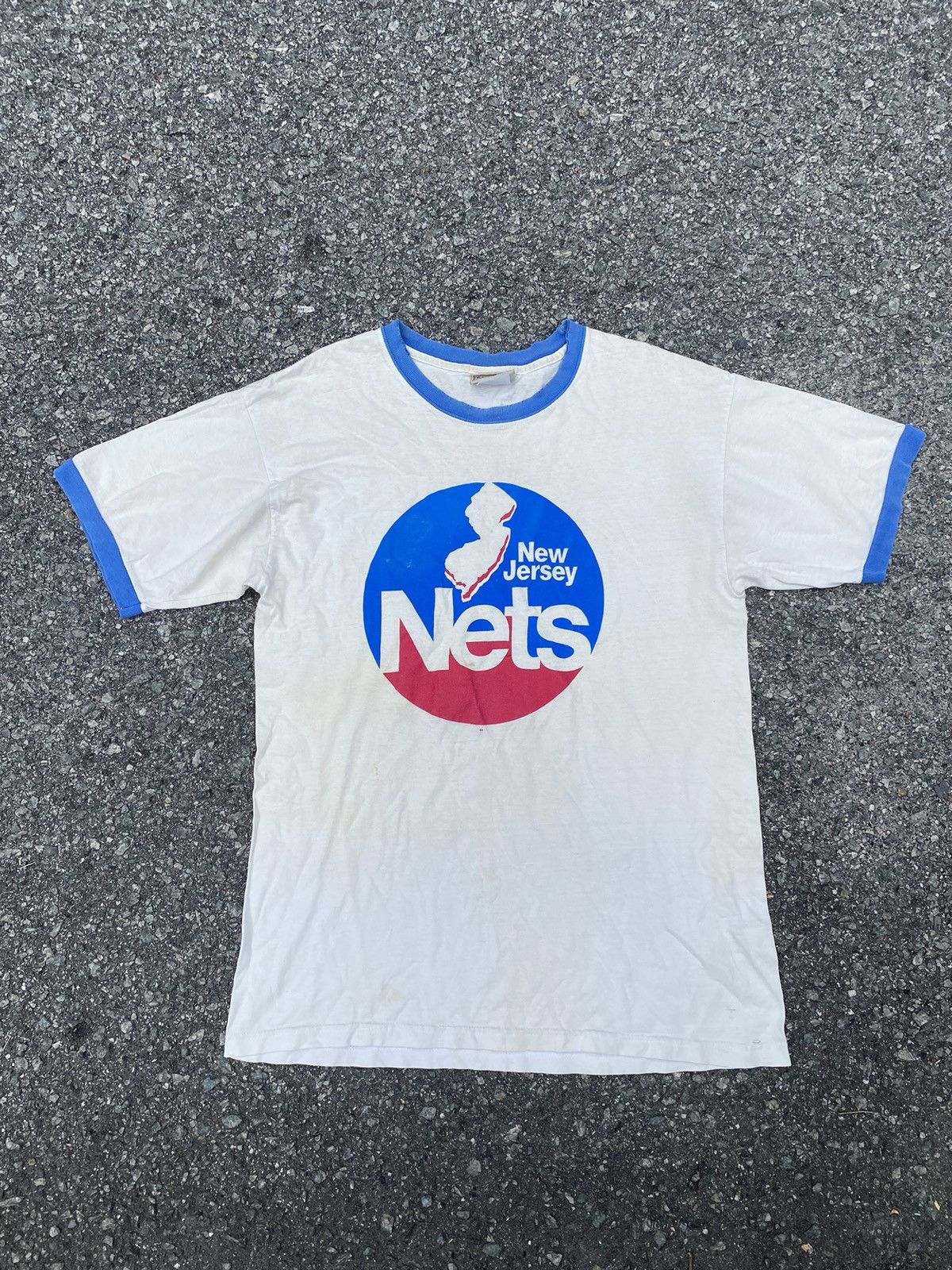 NBA × Vintage Vintage NBA Nets Ringer tee Size US L / EU 52-54 / 3 - 1 Thumbnail