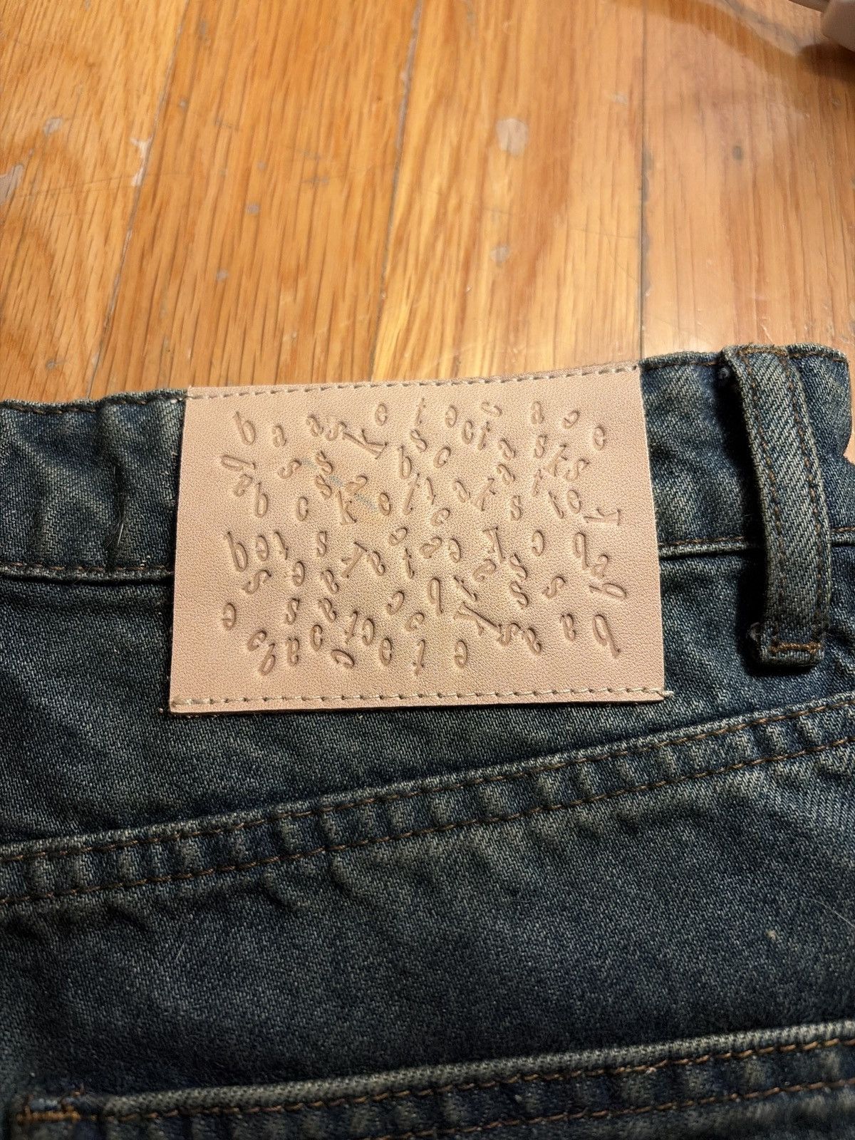 basketcase gallery LAX, baggy denim, paint splatter Size US 28 / EU 44 - 4 Thumbnail
