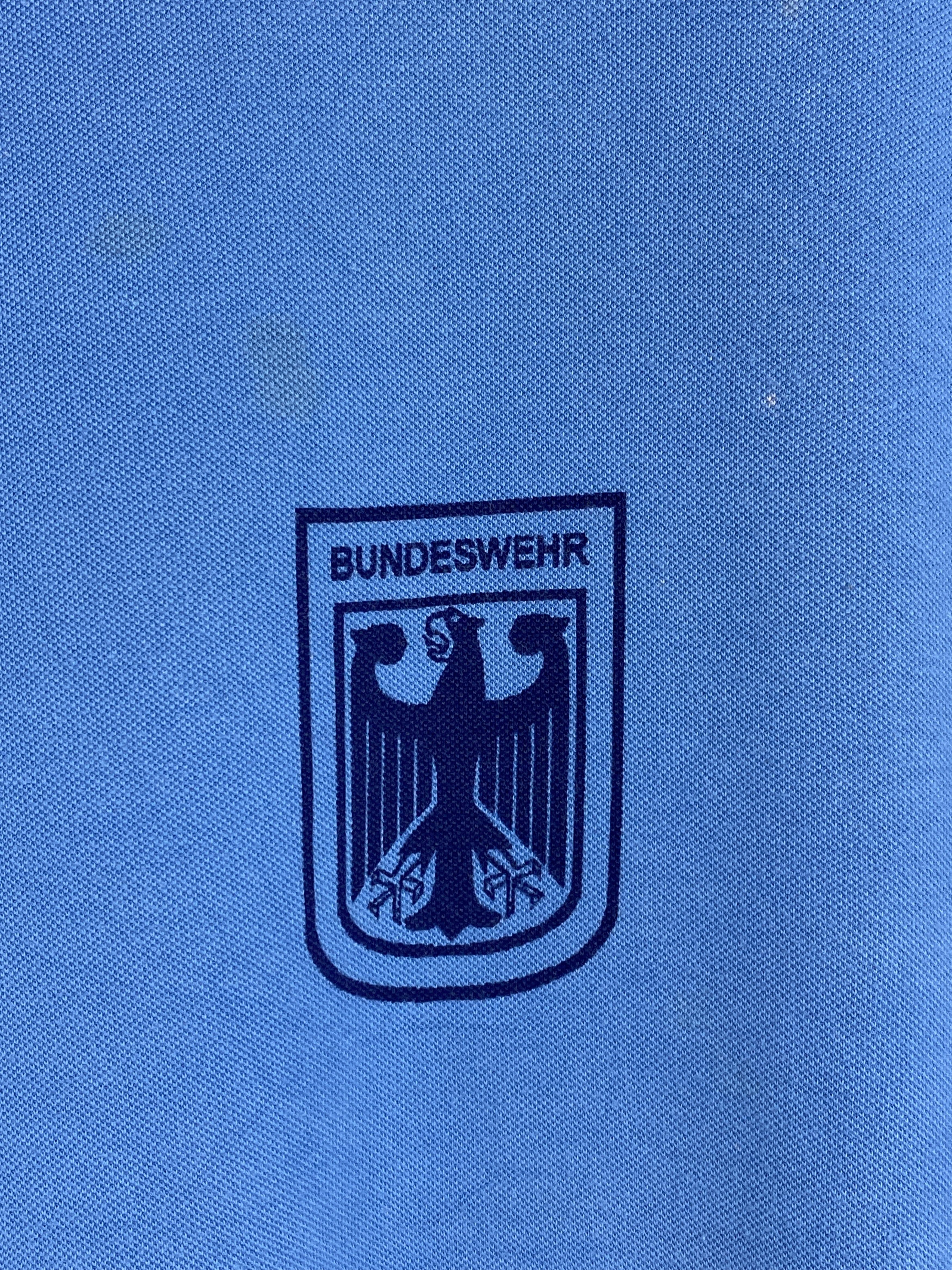 Vintage 80s Wunsch & Rudolph Bundeswehr Germany Trainer Tee TA0691 Size US L / EU 52-54 / 3 - 9 Thumbnail