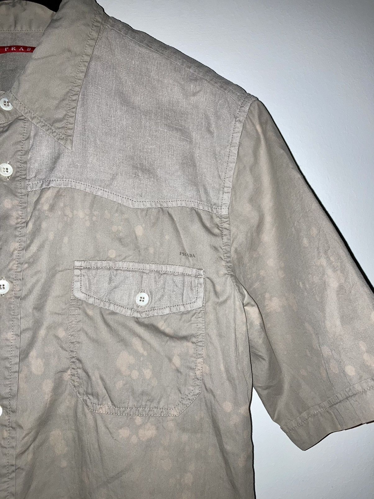 Prada SPOT CAMO CARGO SHIRT Size US L / EU 52-54 / 3 - 2 Thumbnail
