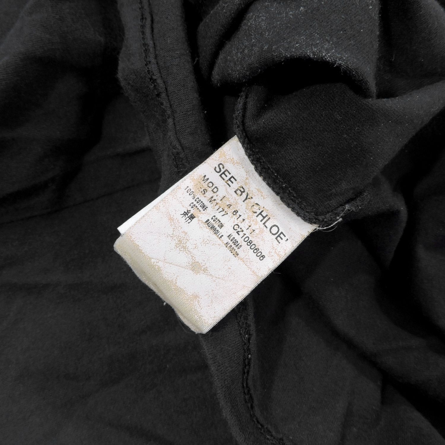 Chloe SEE BY CHLOÉ BIG TYPE LOGO T-SHIRT Size XS / US 0-2 / IT 36-38 - 6 Thumbnail