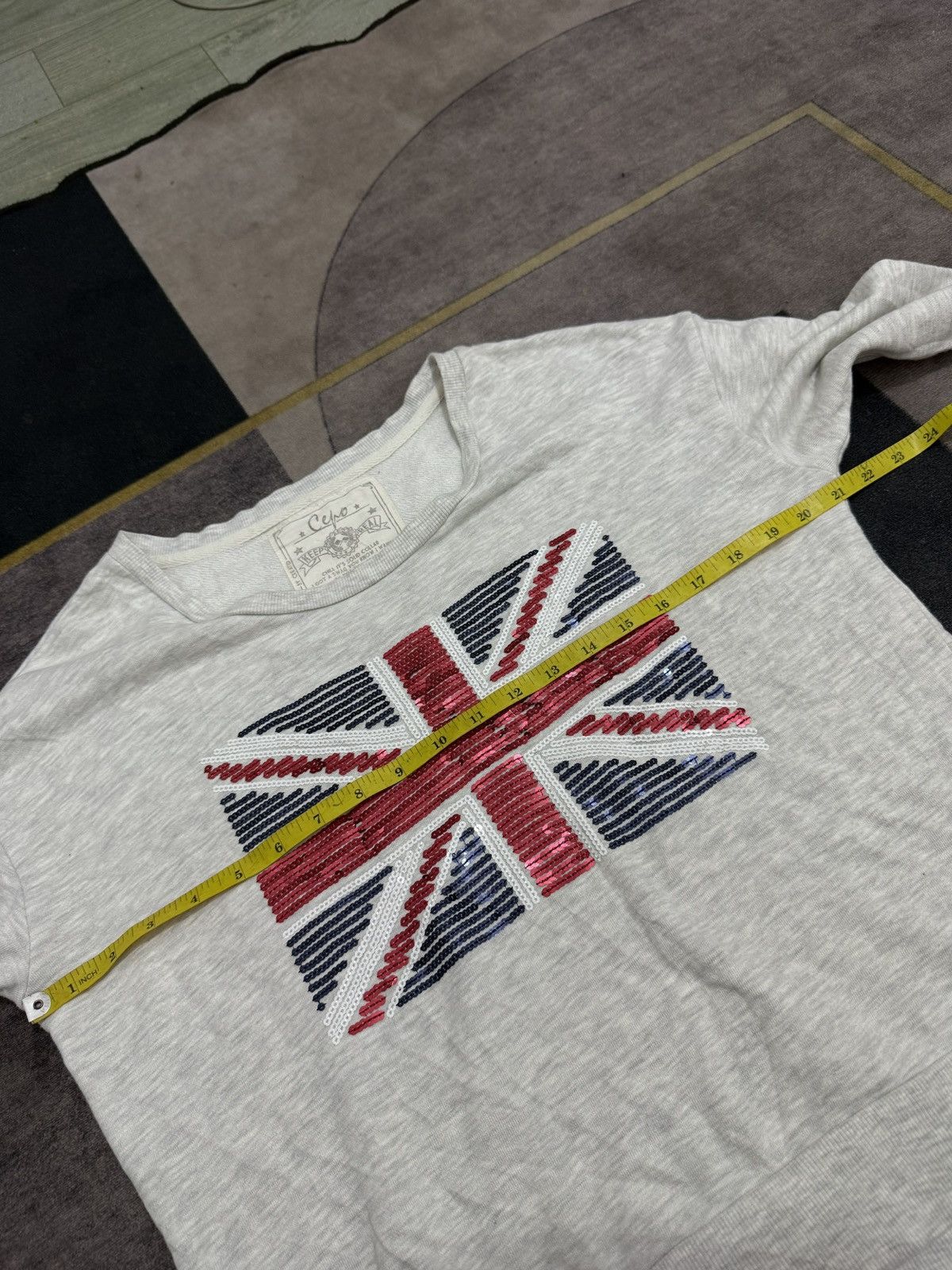 Japanese Brand CEPO ENGLAND FLAG LONG SLEEVE Size US M / EU 48-50 / 2 - 8 Thumbnail