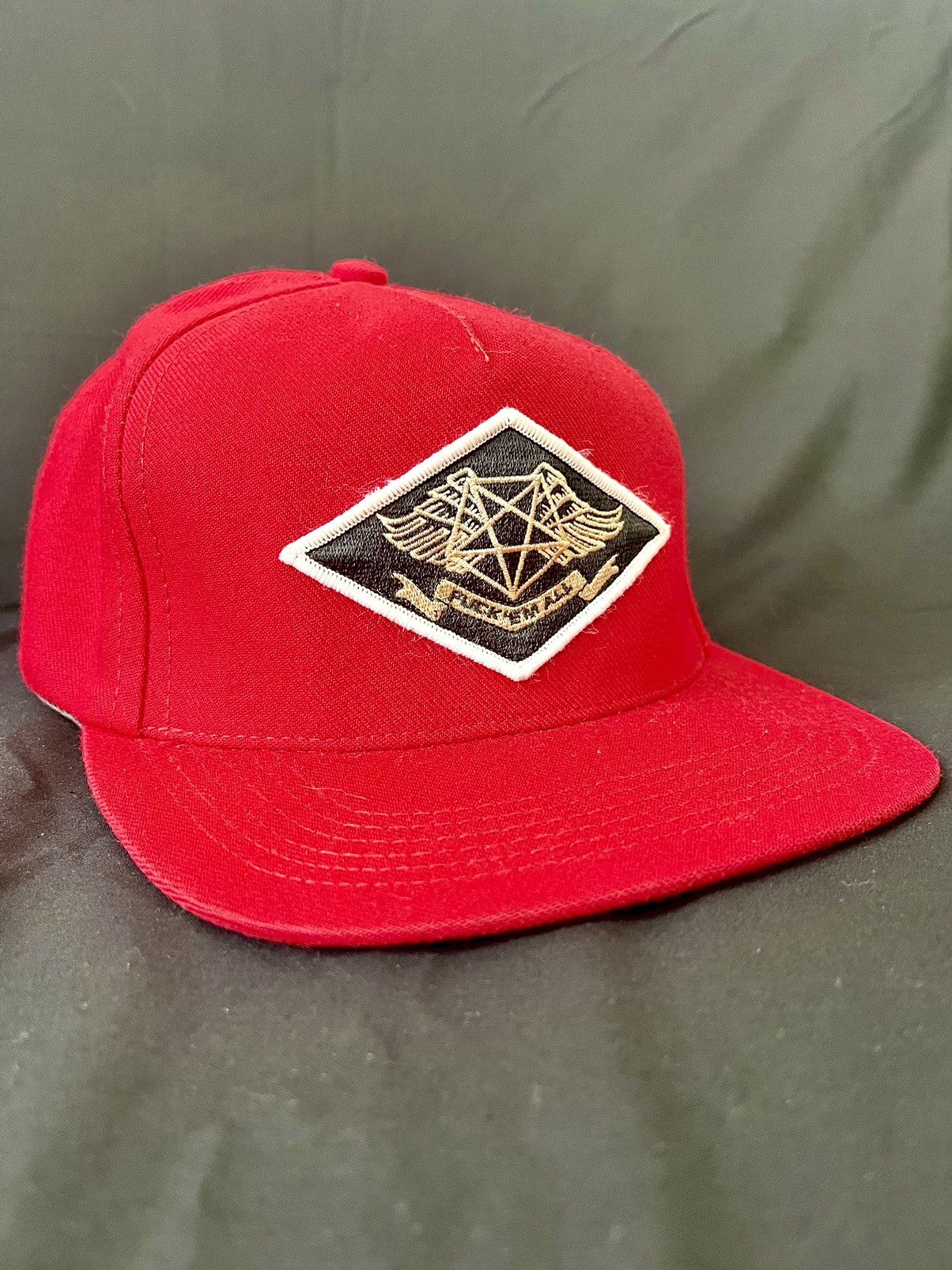 Supreme SS09 Supreme Fuck Em All 5 Panel Snapback Cap Hat Size ONE SIZE - 1 Thumbnail