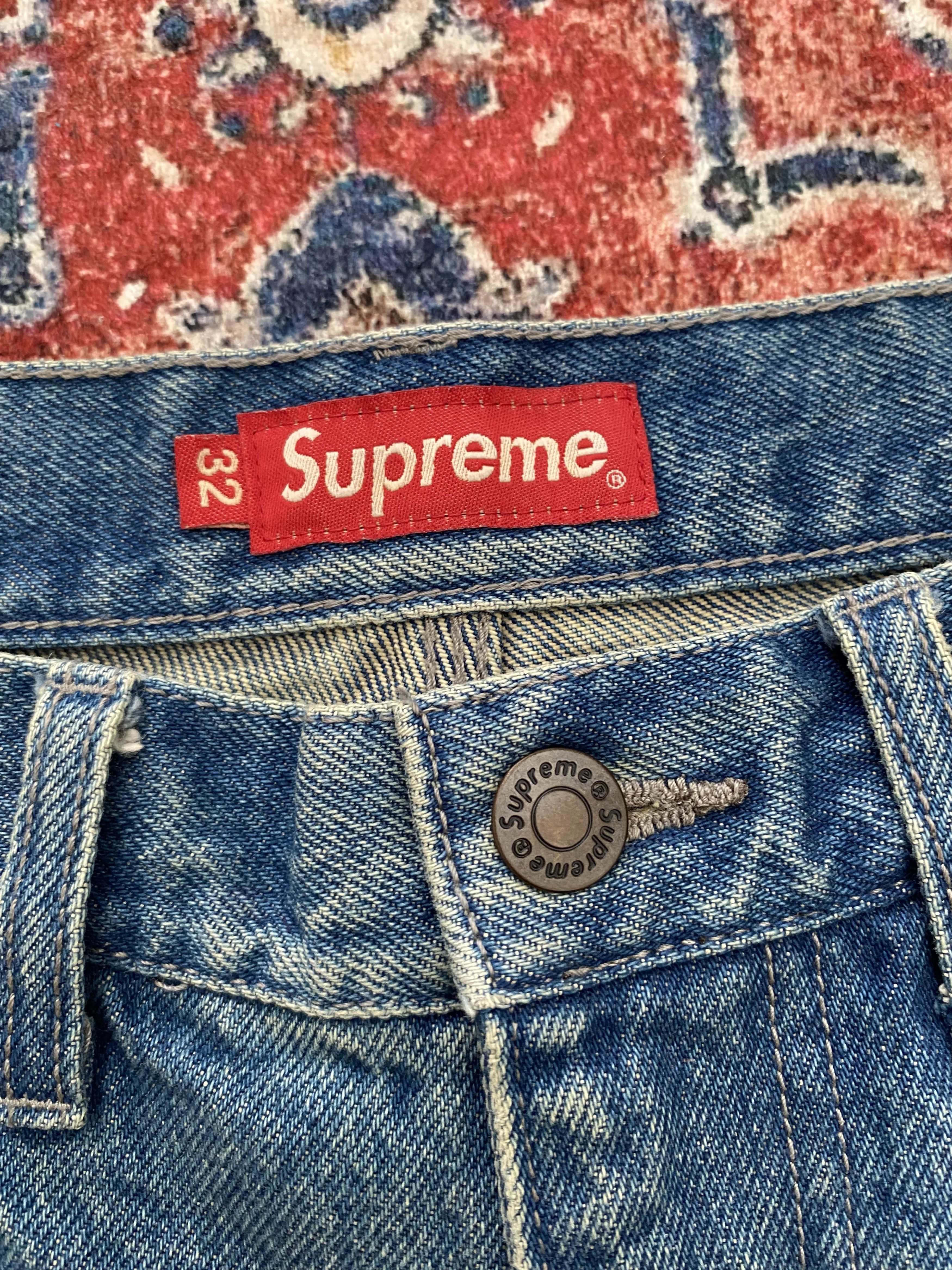 Supreme Supreme Handstyle Denim Painter Short Size US 32 / EU 48 - 3 Thumbnail