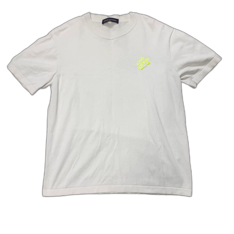 Louis Vuitton Louis Vuitton White Embroidered Knit Top-2508 Size US XL / EU 56 / 4 - 1 Thumbnail