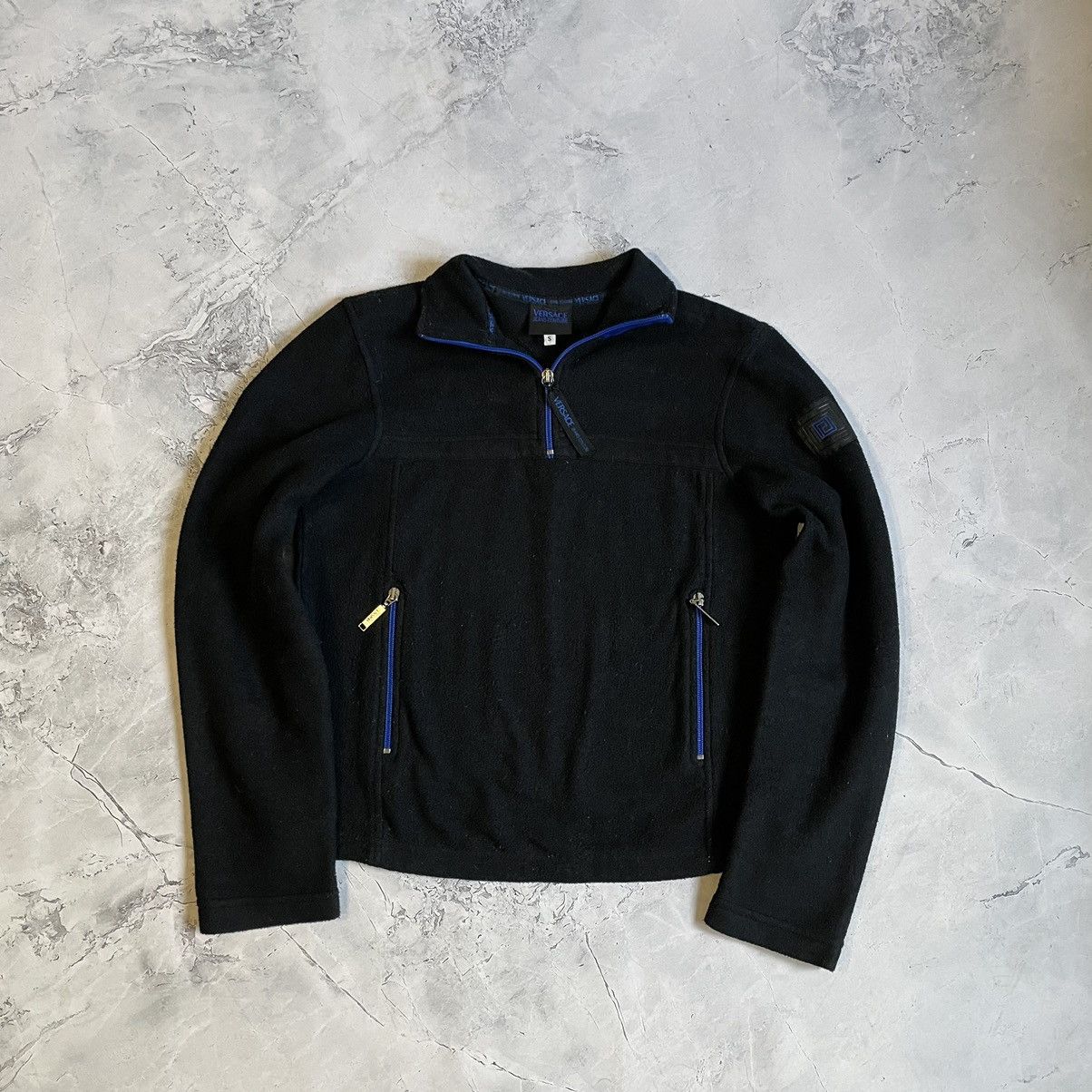 Versace Fleeced Zip Jacket 90s