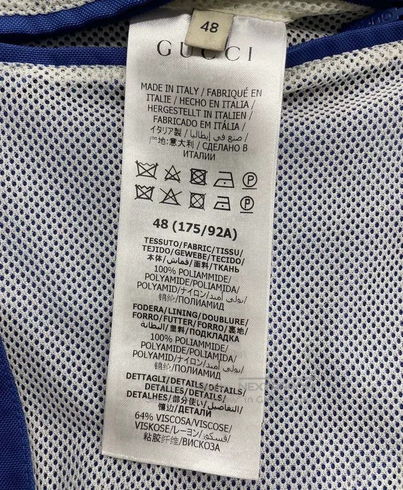 Gucci Gucci Logo Apple Series Blue Jacket Size US M / EU 48-50 / 2 - 5 Thumbnail