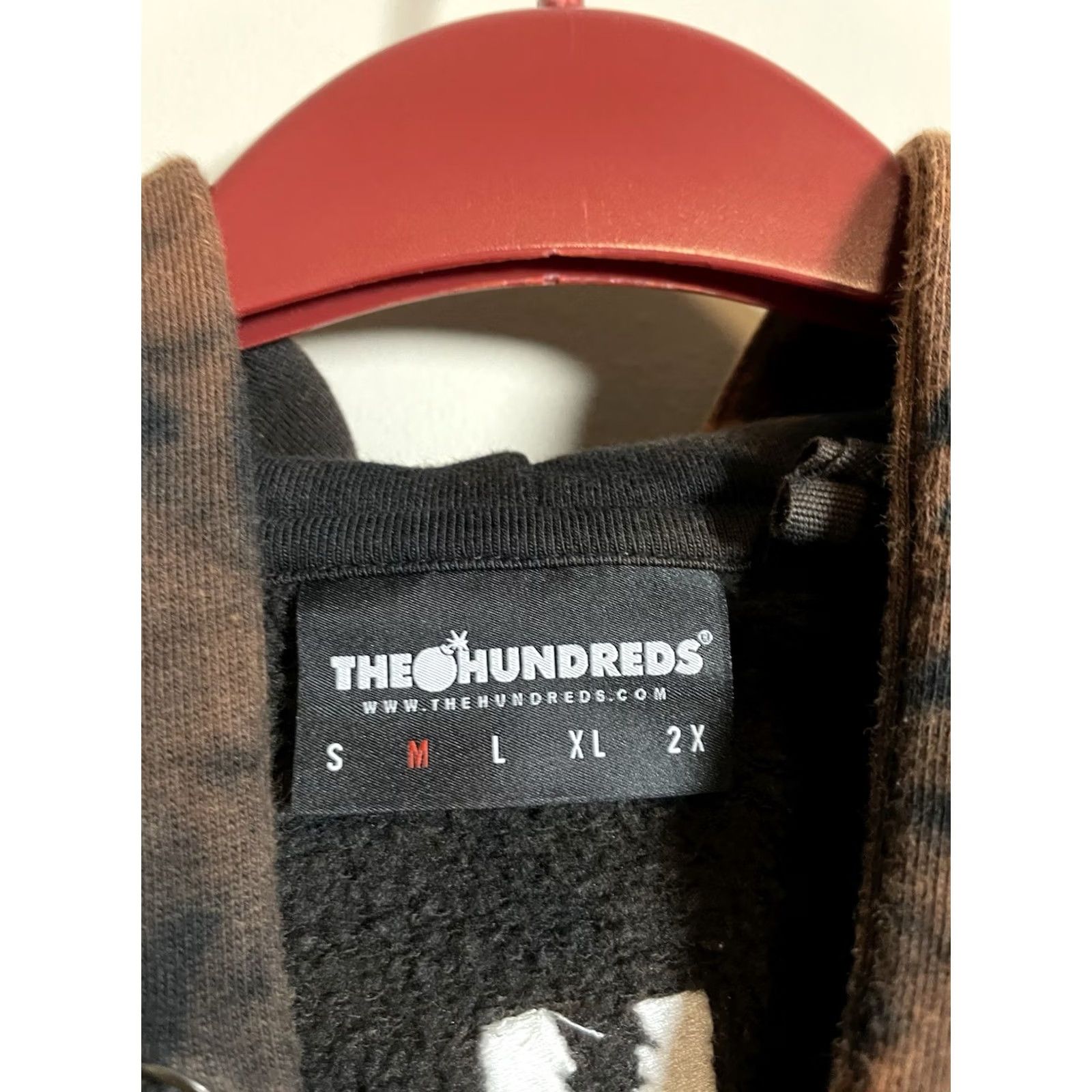 The Hundreds The Hundreds Hoodie Men’s M Pullover Tie Dye Bomb Logo Graphic Print Sweatshirt Size US M / EU 48-50 / 2 - 3 Thumbnail