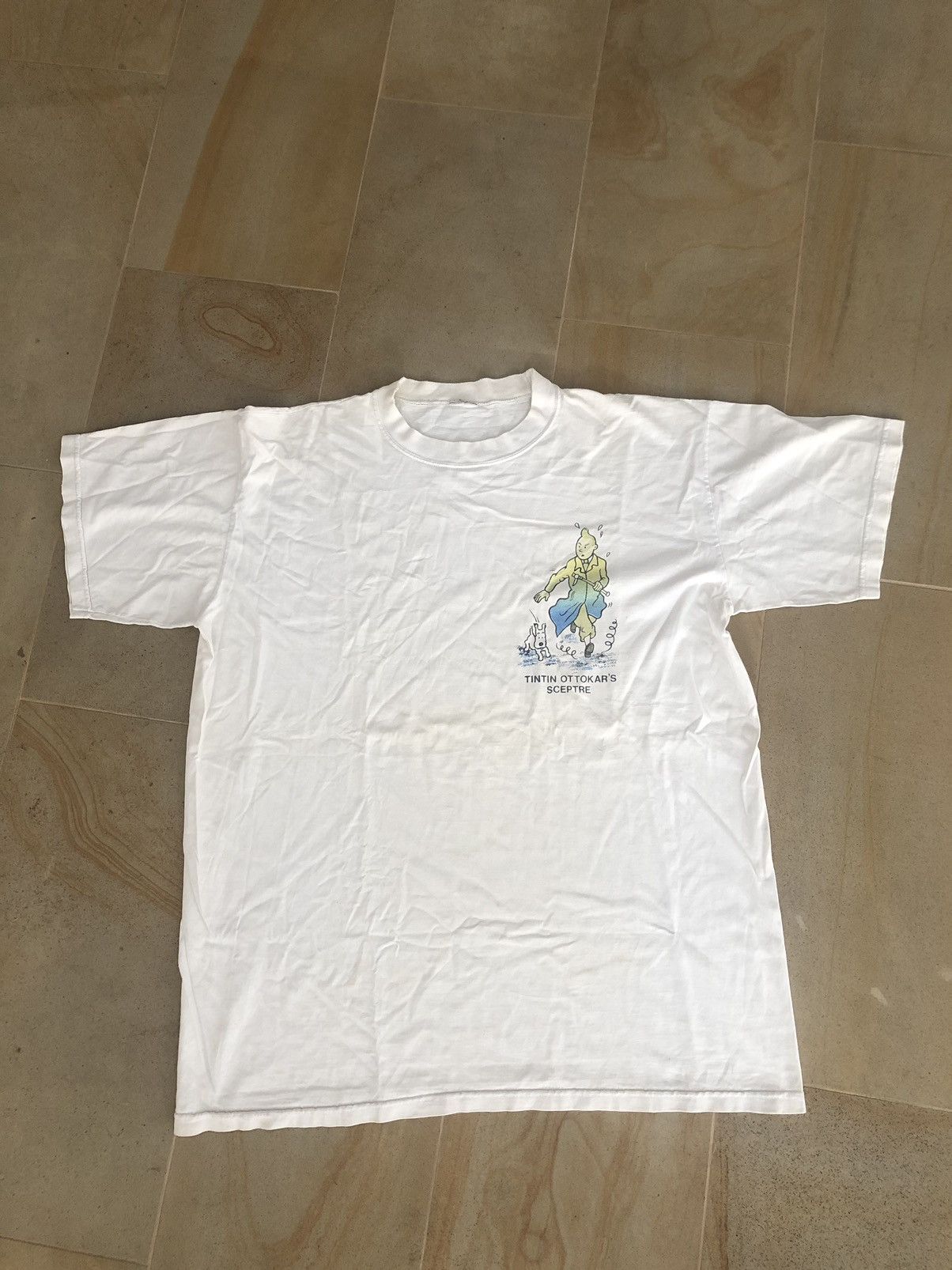 VINTAGE TINTIN CARTOON TEE