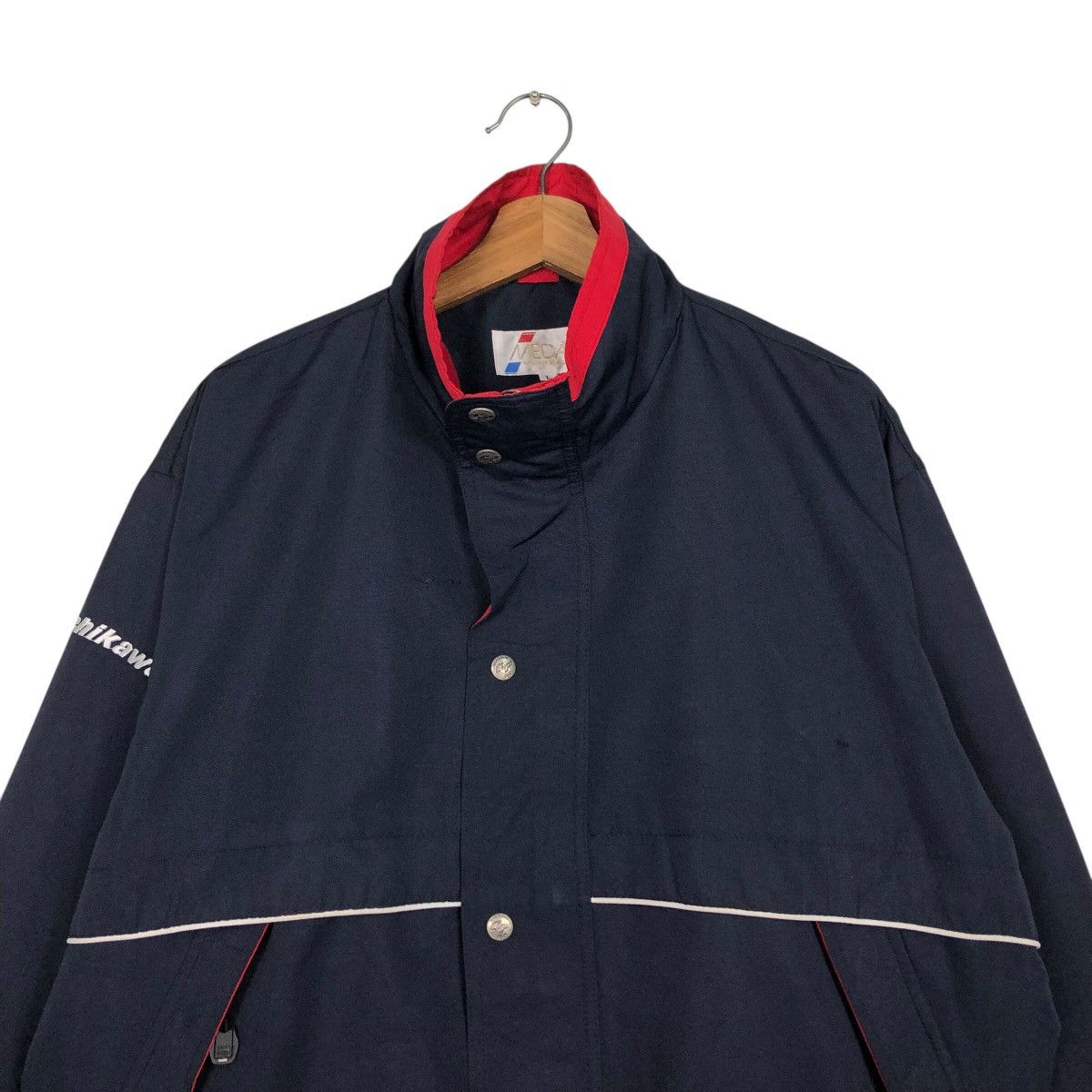 Vintage 📌Vintage Grand Prix 02 Bomber Jacket Racing Style Big Logo Size US L / EU 52-54 / 3 - 4 Thumbnail