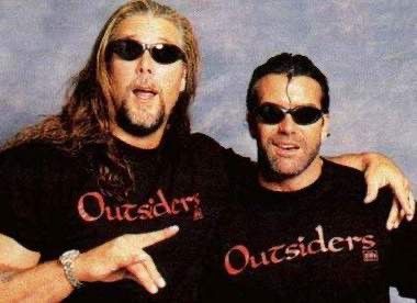 WCW/nWo 1996 outsiders hall & nash tee 90s wrestling wolf pack hogan Size US M / EU 48-50 / 2 - 2 Thumbnail
