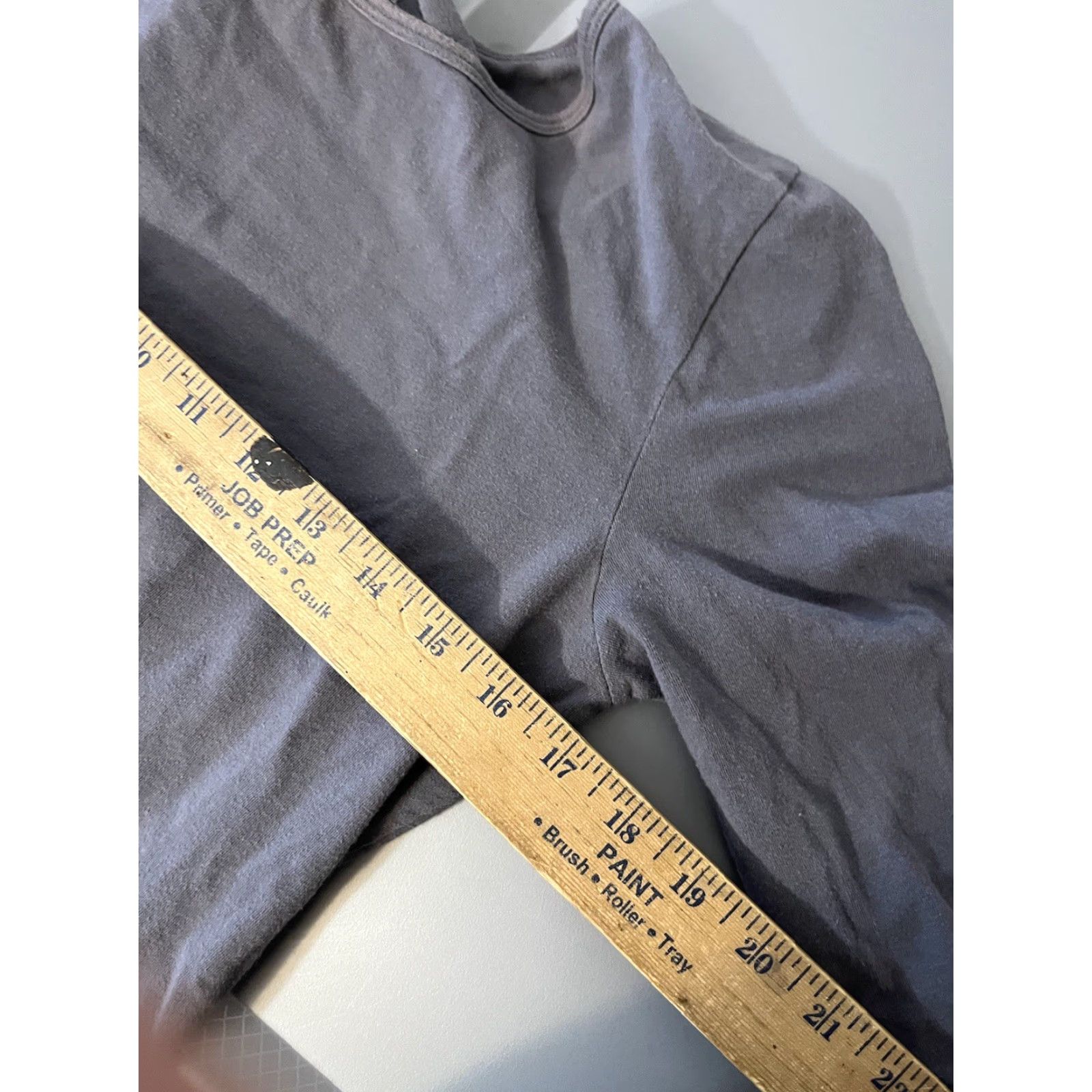 Calvin Klein Calvin Klein T-Shirt Shirt Women Long Sleeve Crew Neck L Gray 100% Cotton Basic Casual Classic Fit Size L / US 10 / IT 46 - 5 Thumbnail