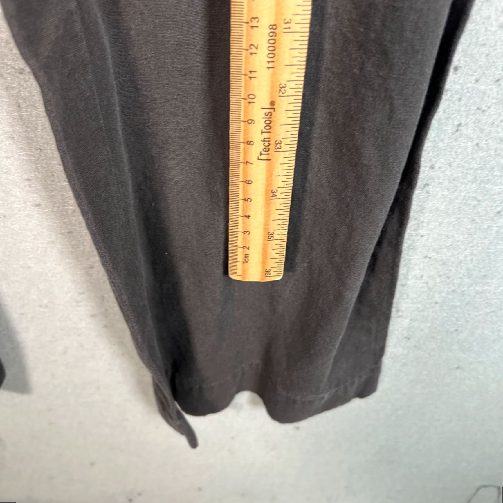 A.P.C. A.P.C. Womens Size 34 Dark Grey Cotton-Linen Blend Straight-Leg Pants Shirt? Size 24" / US 00 / IT 34 - 6 Thumbnail