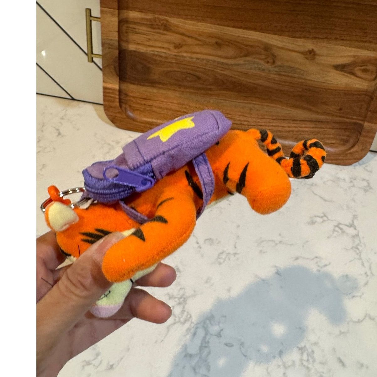 Vintage vintage Winnie the Pooh Tigger Plush Keychain purple Size ONE SIZE - 7 Thumbnail