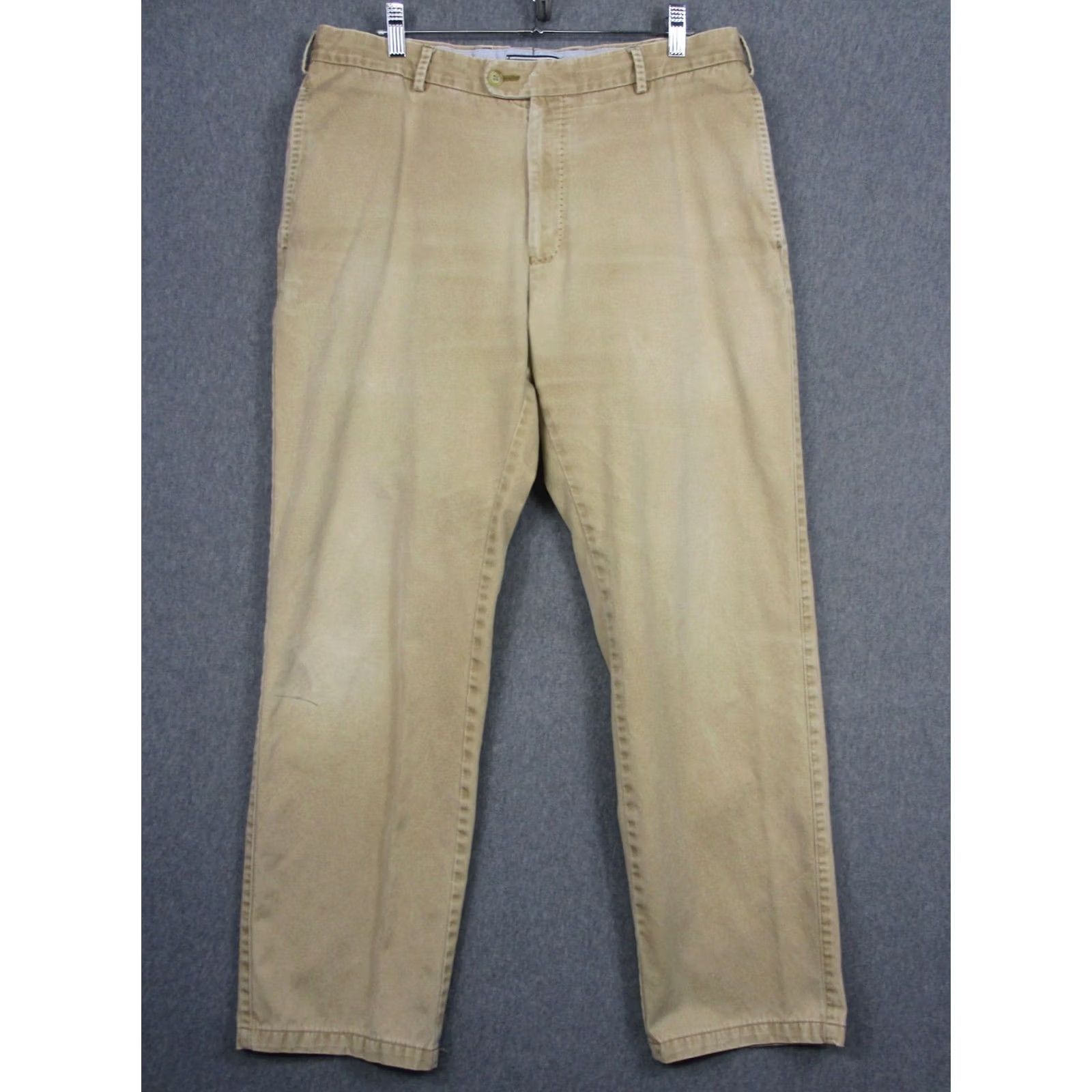 Peter Millar Peter Millar Pants Mens 35x30 Beige Chino Straight Leg Pima Cotton Casual Golf Mens Size US 35 - 2 Thumbnail