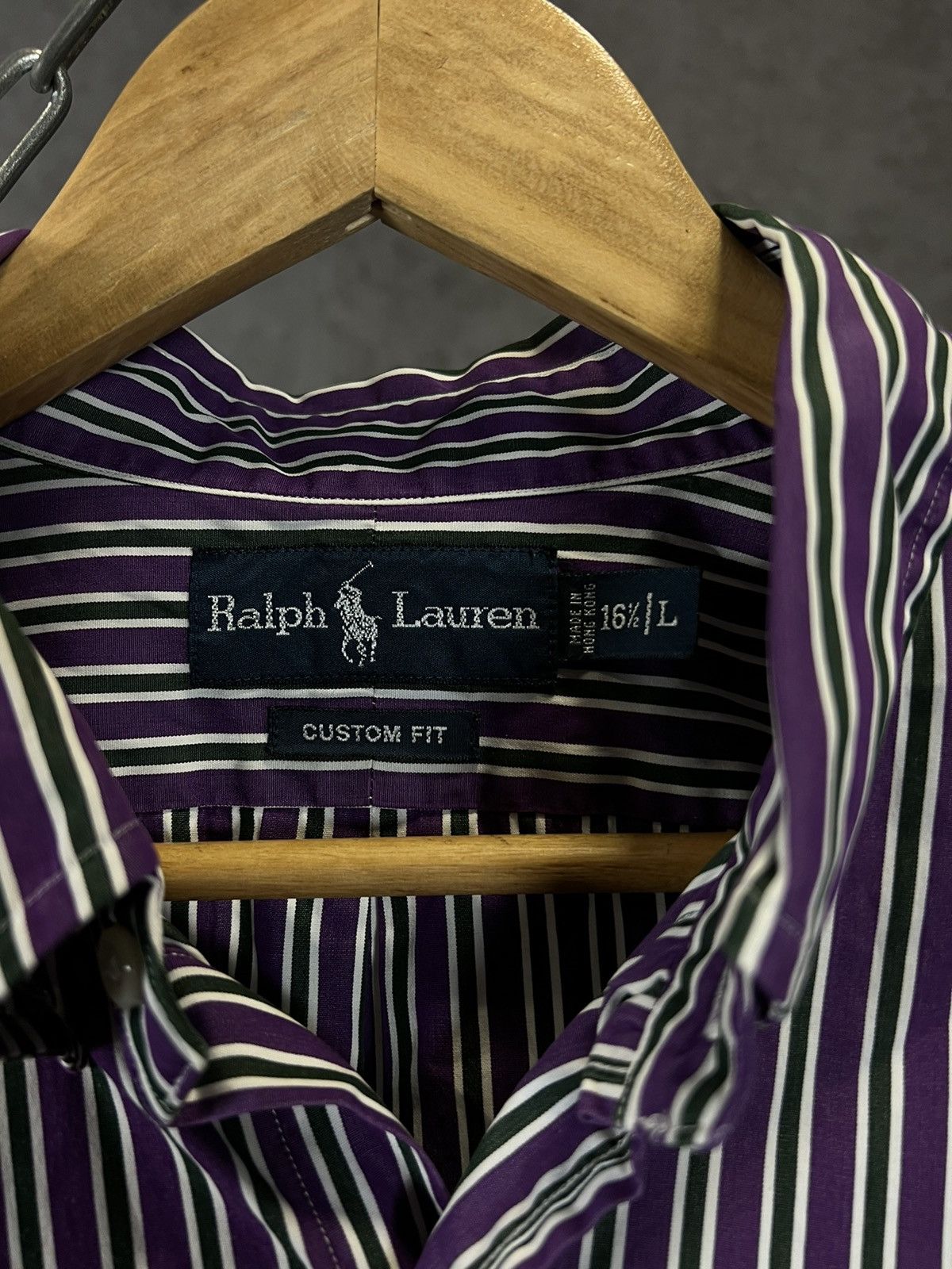 Polo Ralph Lauren Polo Ralph Lauren vintage logo designer striped shirt Size US L / EU 52-54 / 3 - 4 Thumbnail