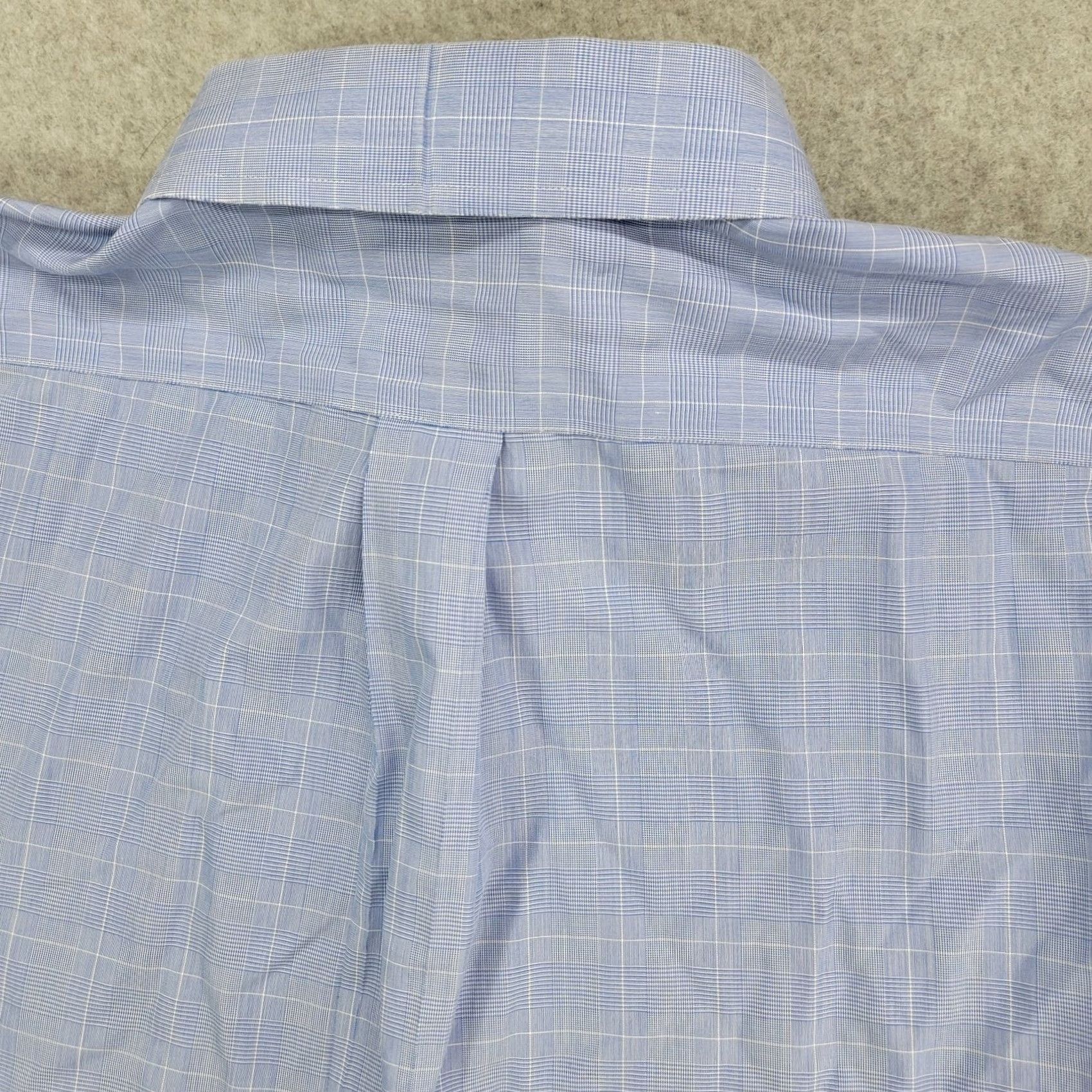 Brooks Brothers Brooks Brothers 346 Shirt Men Size 17 Blue Button Up Regular Fit No Iron -6/7 100% Cotton Dress Shirt Weekday Office Casual Business Ladies Mens Girls Size US XL / EU 56 / 4 - 6 Thumbnail