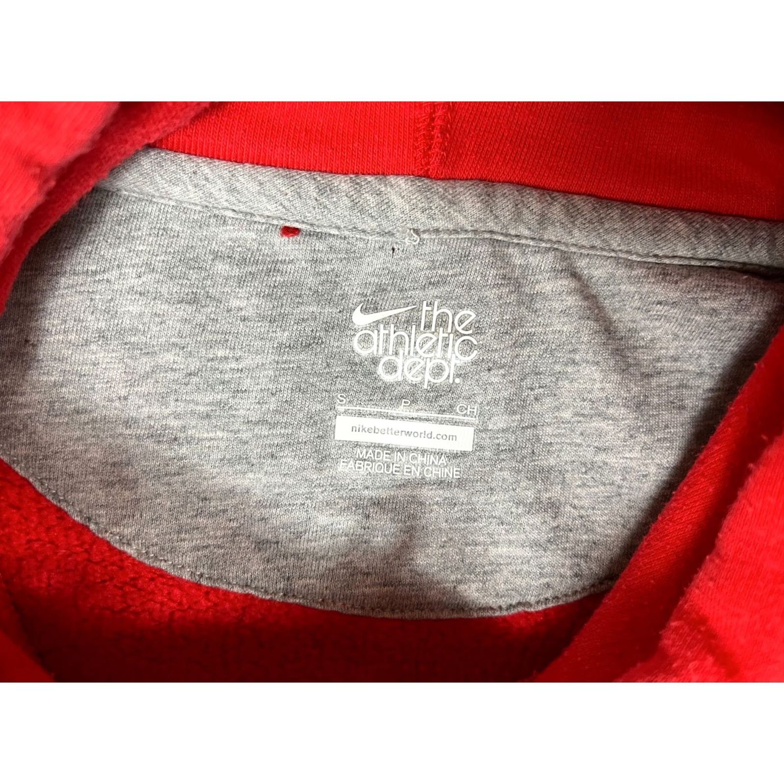 Nike Nike The Athletic Dept. Pullover Hoodie Men's S Red Logo 2013 Sports Outdoor Pockets Hooded Front L/S Fleece Regular Size US S / EU 44-46 / 1 - 5 Thumbnail