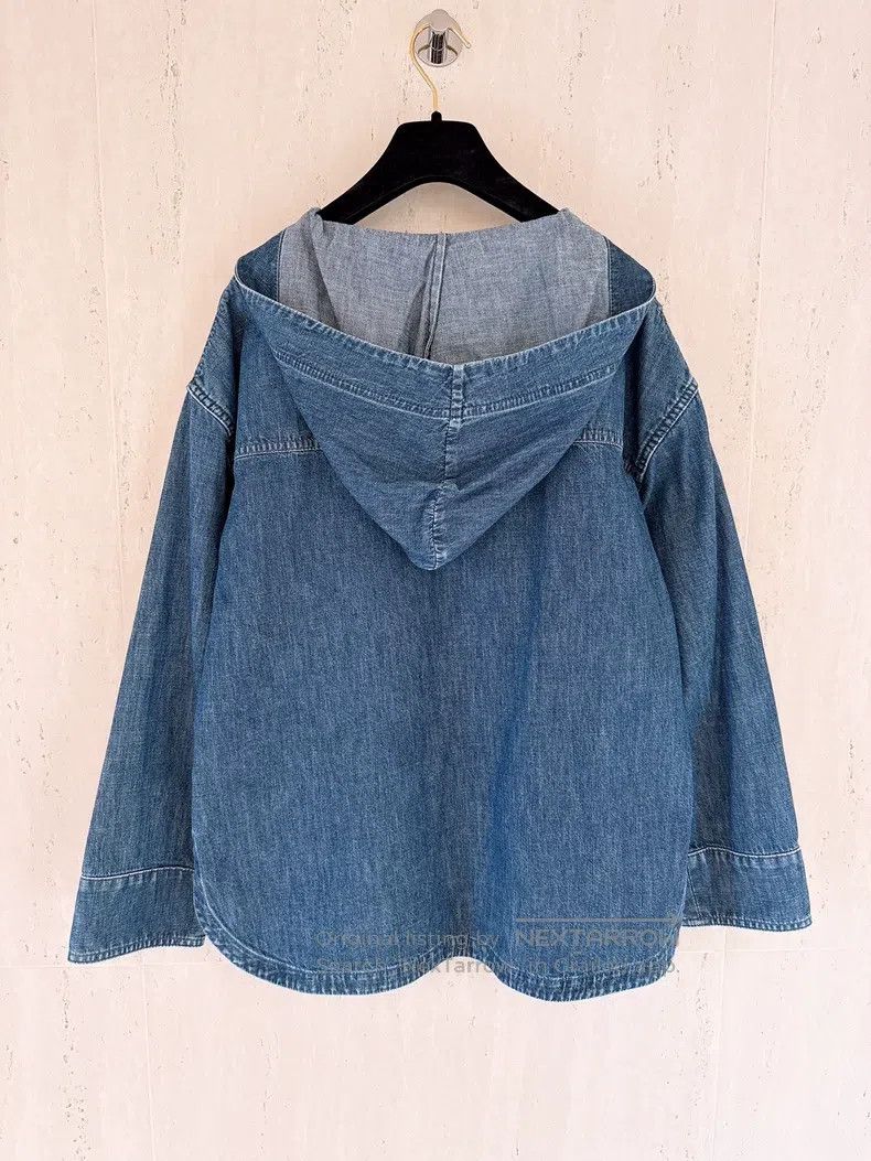 Valentino Valentino Denim hooded jacket Size S / US 4 / IT 40 - 2 Thumbnail