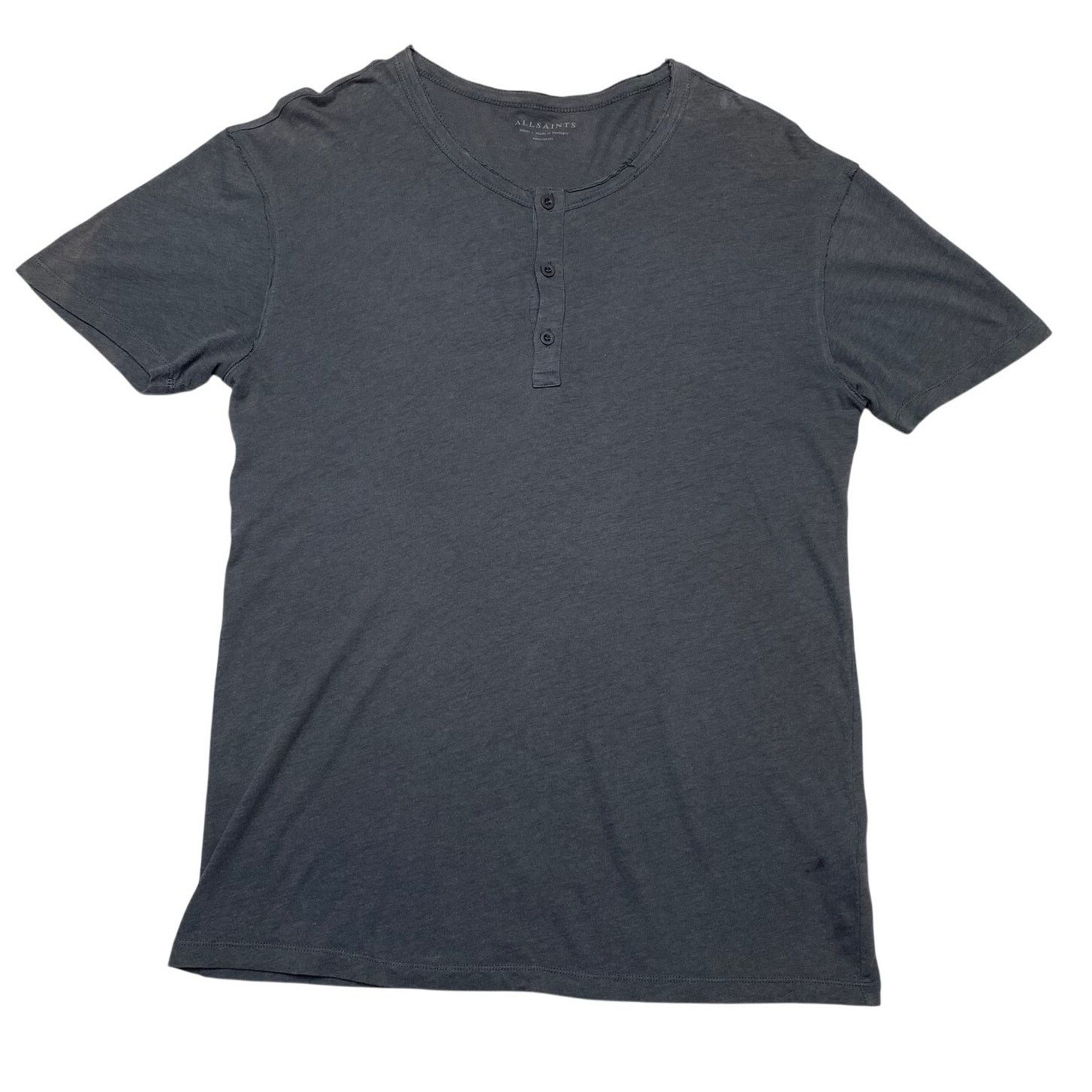 Allsaints Allsaints Figure Short Sleeve Henley Shirt Men's Small Indie Size US S / EU 44-46 / 1 - 1 Thumbnail
