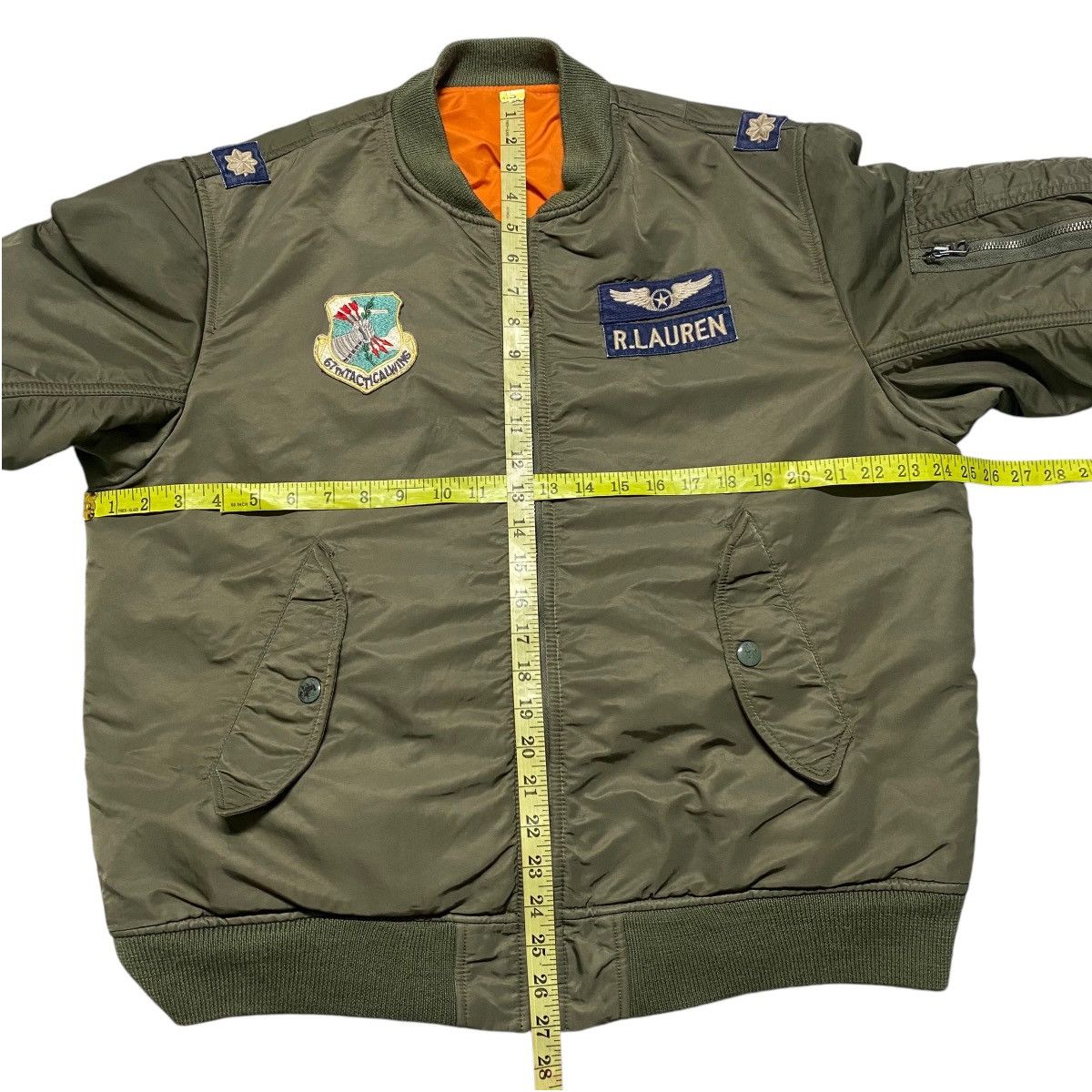 Polo Ralph Lauren Vintage Polo Ralph Lauren MA-1 Flight Jacket Reversible Size US XL / EU 56 / 4 - 20 Thumbnail