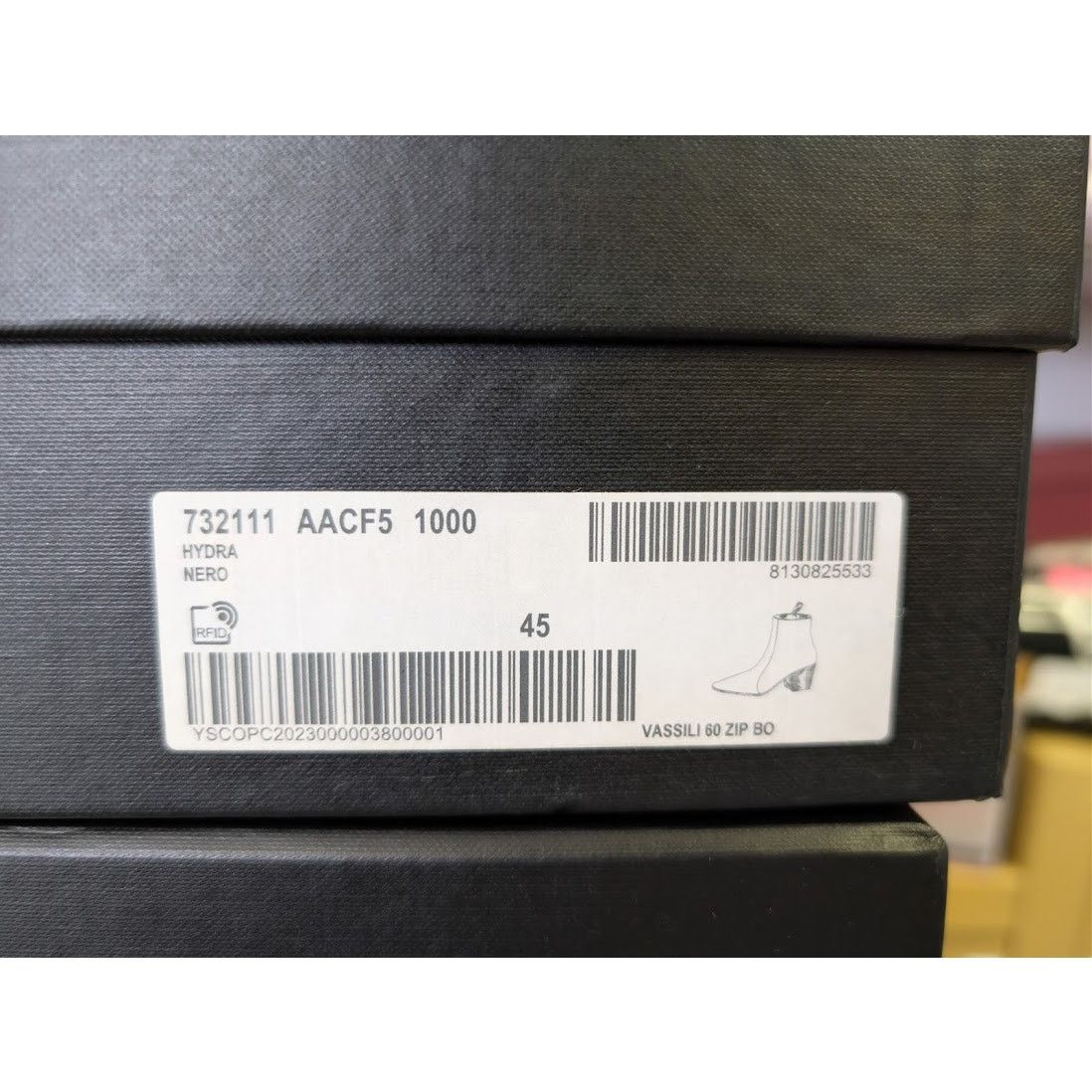 Saint Laurent Paris o1rshd1 Q:2 / Hydra Vassili 60 Zip Boots in Black Size US 12 / EU 45 - 20 Thumbnail