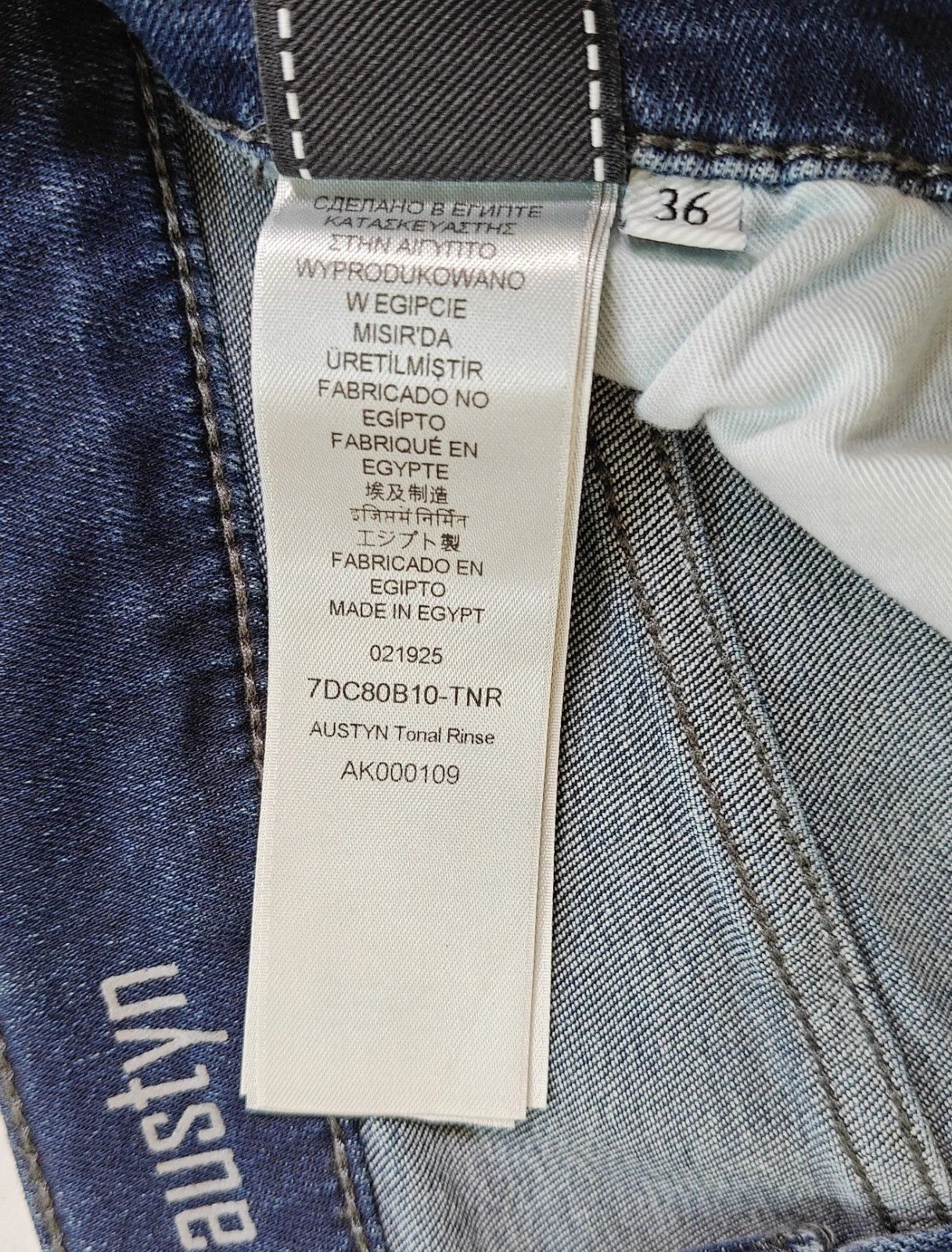 7 For All Mankind 7 For All ManKind AUSTYN Tonal Rinse JEANS T / 6024 Size US 36 / EU 52 - 8 Thumbnail