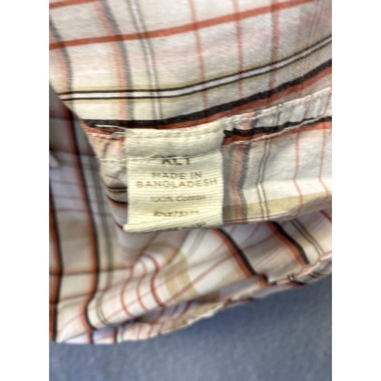 Alife Sonoma Life & Style Mens XLT Plaid Short Sleeve Shirt Brown/ 96-23 Size US XL / EU 56 / 4 - 6 Thumbnail