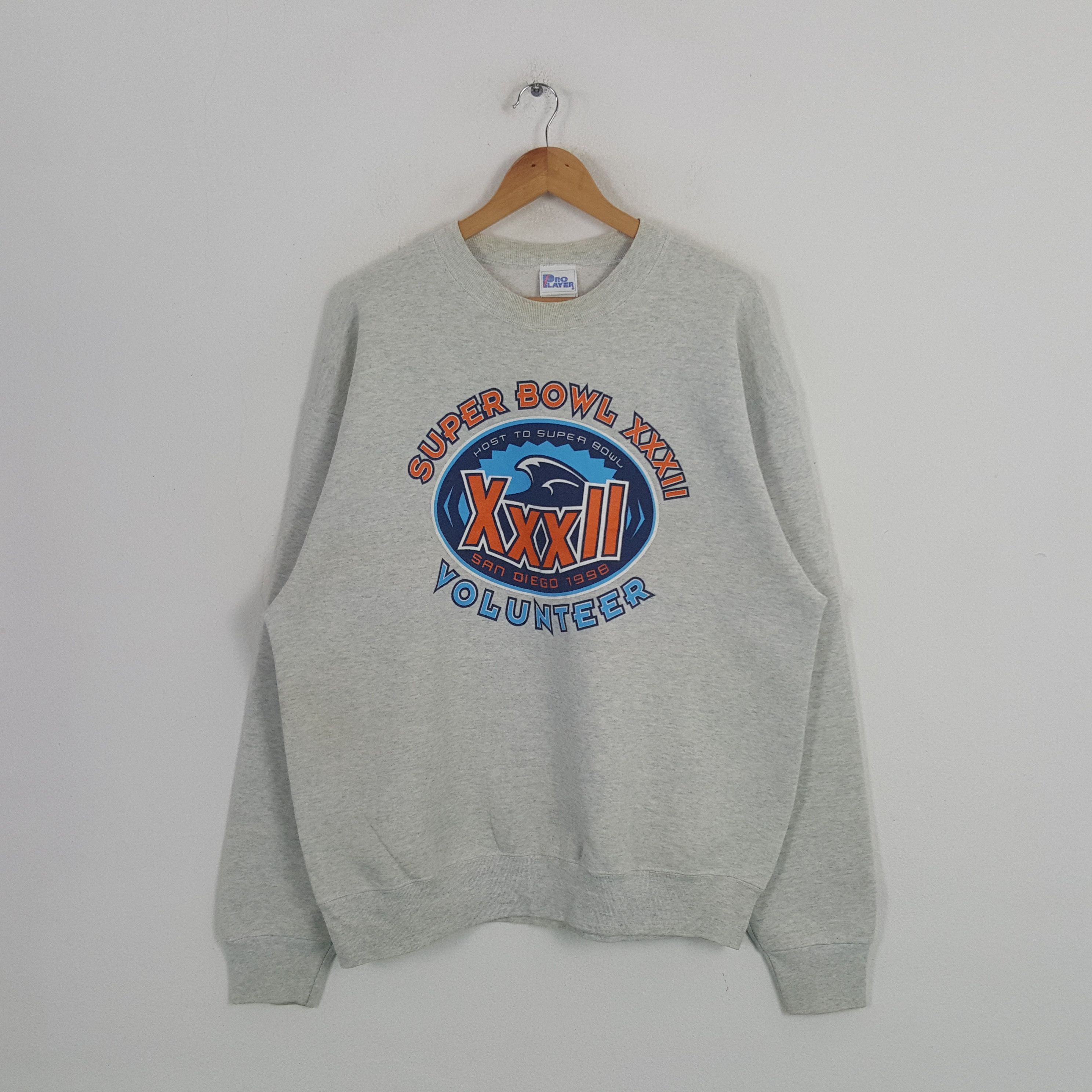 Alice San Diego × Pro Player × Vintage Vintage Super Bowl XXXII Football Team Sweatshirt Size US XL / EU 56 / 4 - 1 Thumbnail