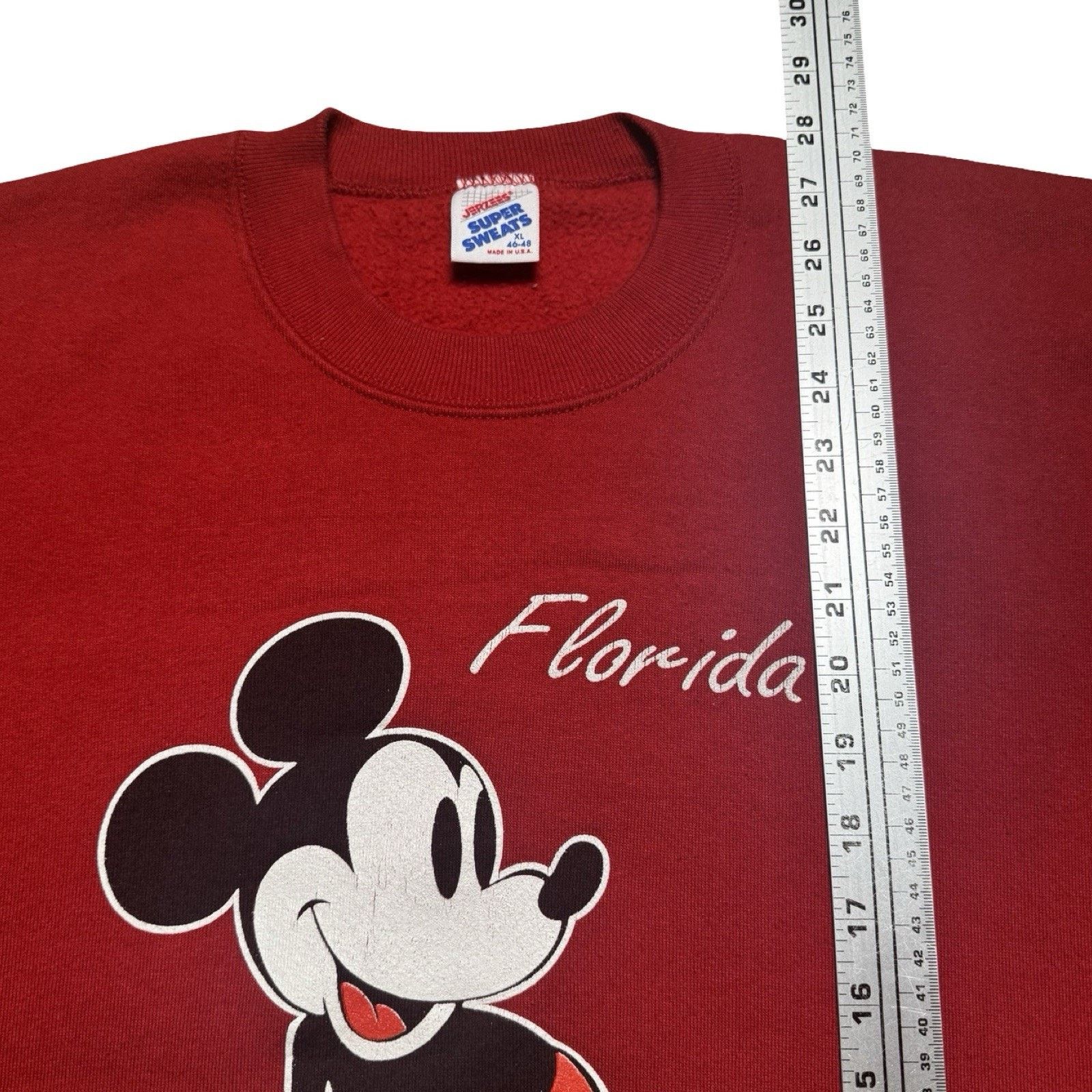 Vintage Vintage 90s Mickey Mouse Graphic Pullover Sweatshirt Mens XL Size US XL / EU 56 / 4 - 5 Thumbnail