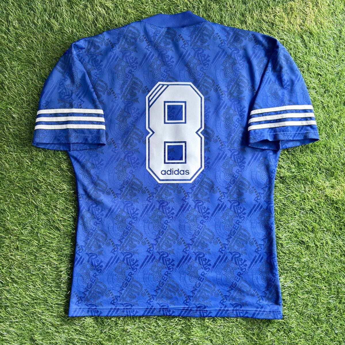 Adidas Glasgow Ranger Home 1994 Gascoigne #8 Soccer Jersey Size US M / EU 48-50 / 2 - 2 Thumbnail