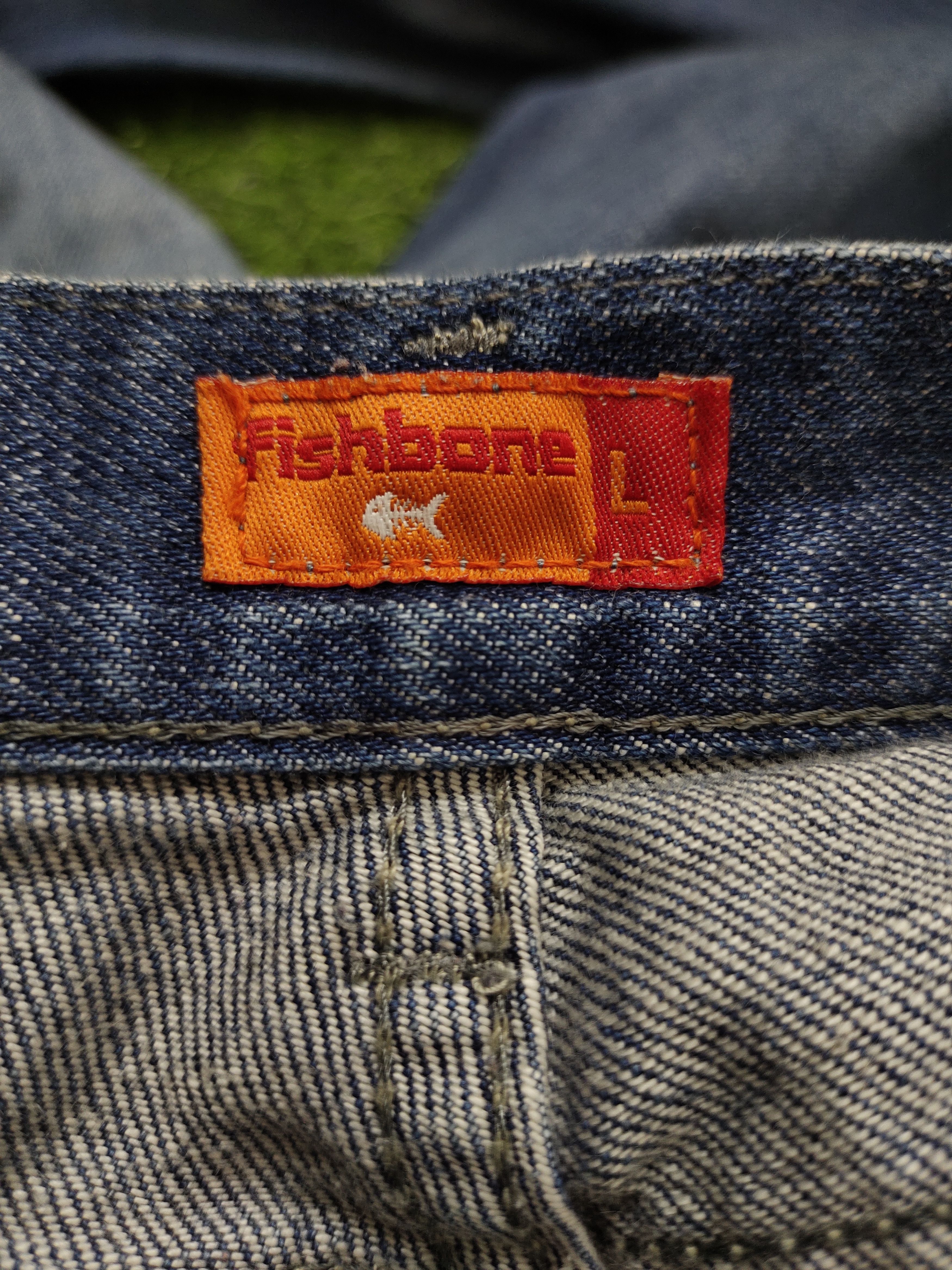 If Six Was Nine Flare Jeans Fishbone Faded Boot Cut Bell Bottom Size US 28 / EU 44 - 20 Thumbnail