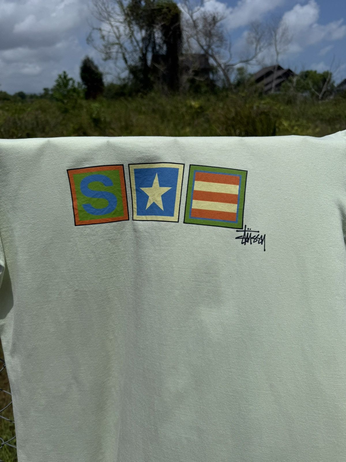 Stussy Vintage 90s Stussy Star Box T-shirt Size US L / EU 52-54 / 3 - 19 Thumbnail
