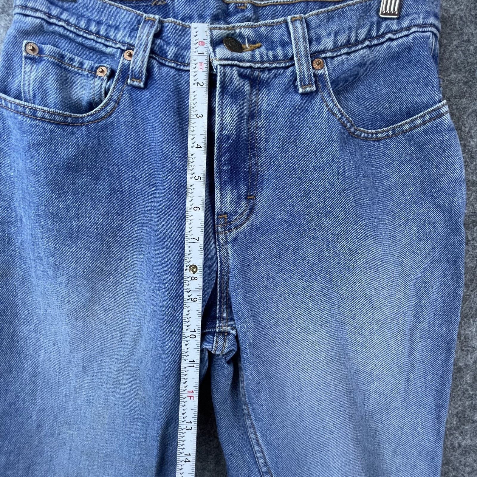 Jordache Vintage Jordache Ankle Jeans Womens 10 Blue Cotton Boot Cut Size 32" / US 10 / IT 46 - 6 Thumbnail