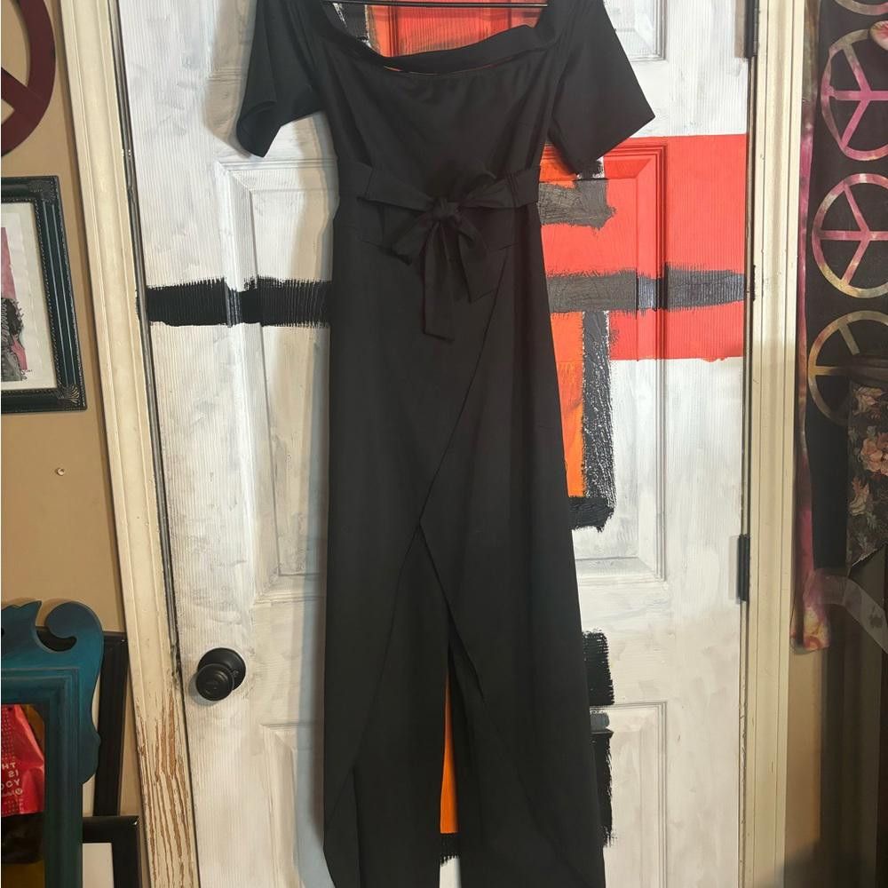 Designer Medium black jumpsuit Size 32" / US 10 / IT 46 - 1 Thumbnail