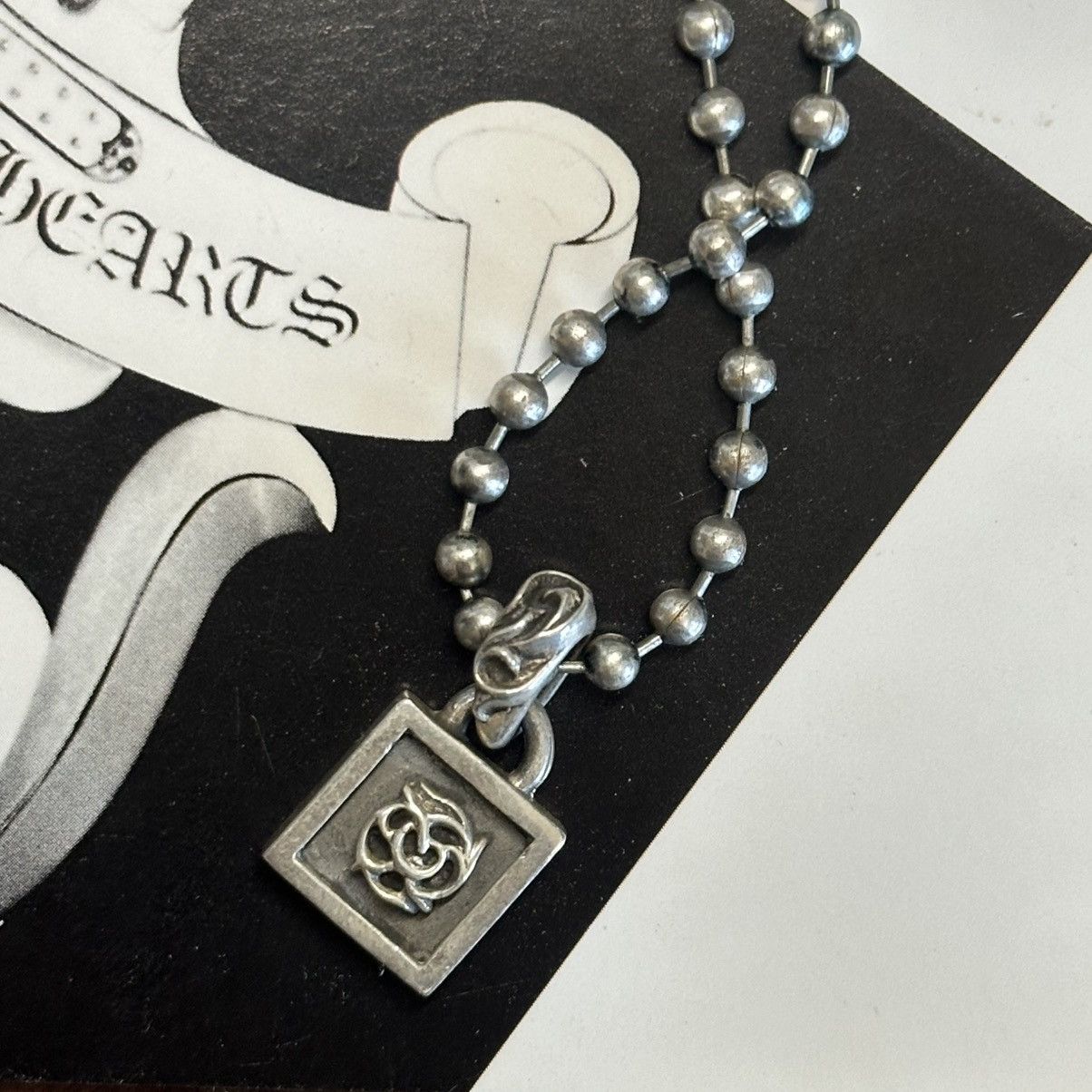 Chrome Hearts CHROME HEARTS FRAMED FLORAL PENDANT | Grailed